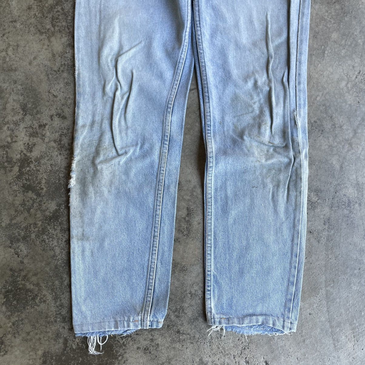 Levi's Vintage Clothing 🔥Vintage Levis Stoned Washed Ripped Distress Dirty Jeans Size US 30 / EU 46 - 3 Thumbnail