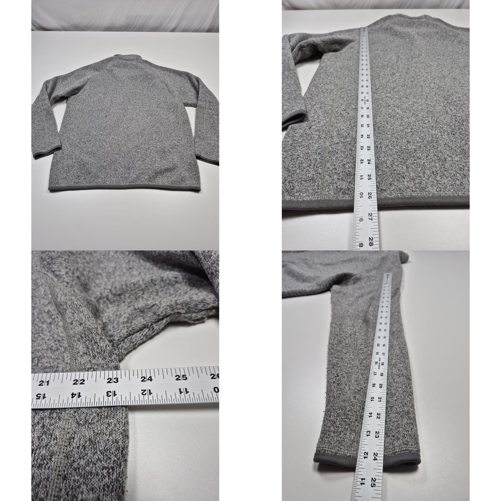 Patagonia Patagonia Better Sweater 1/4 Zip Fleece Pullover Men's Large Gray Company Logo Size US L / EU 52-54 / 3 - 8 Thumbnail