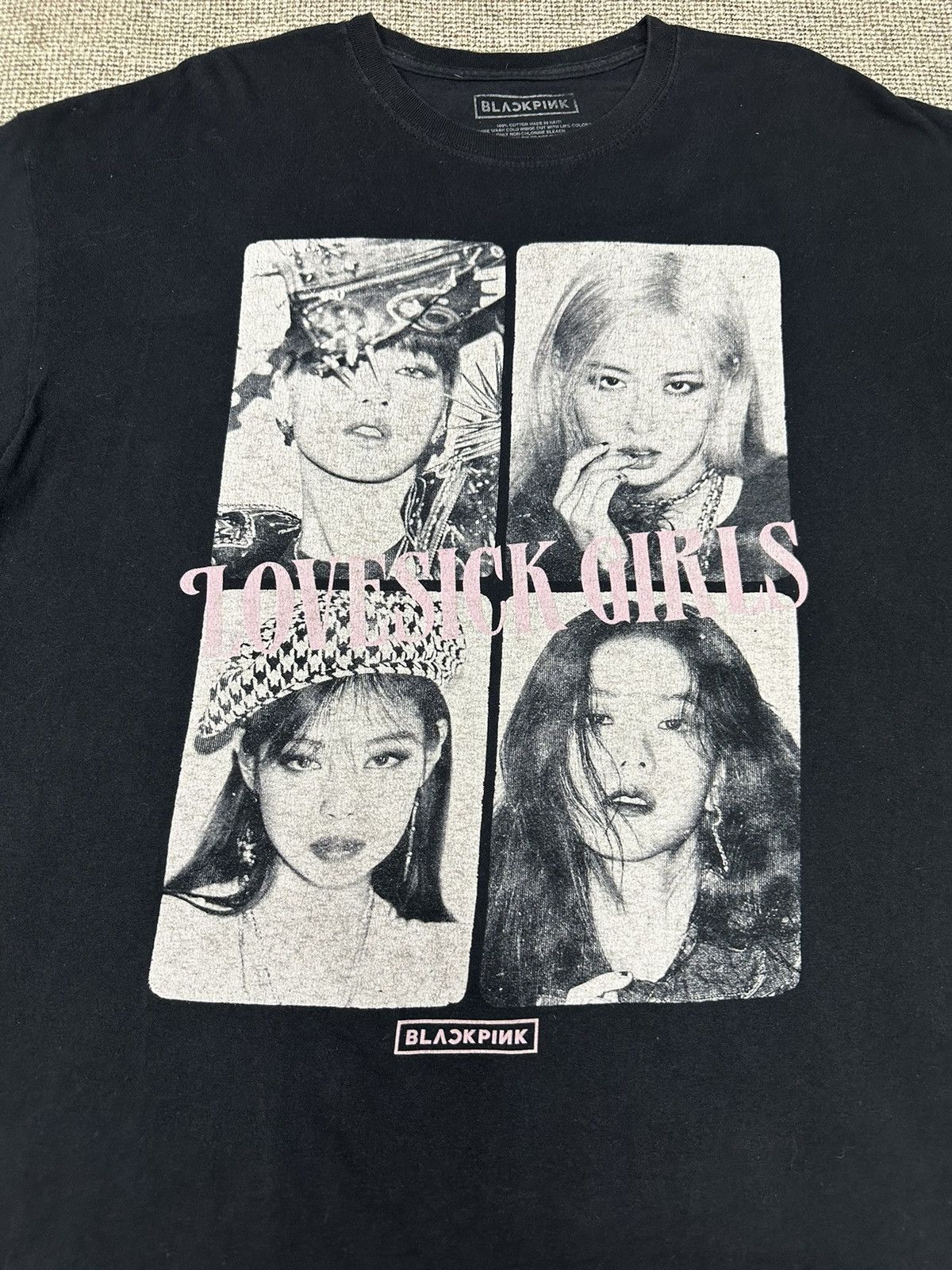 Band Tees Black Pink Promo Tshirt A963 Size US XXL / EU 58 / 5 - 2 Thumbnail