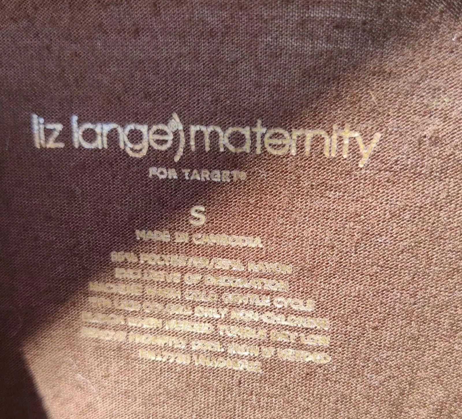 Other Liz Lange Maternity Target Blouse Top Womens Small S Brown S Size S / US 4 / IT 40 - 5 Thumbnail
