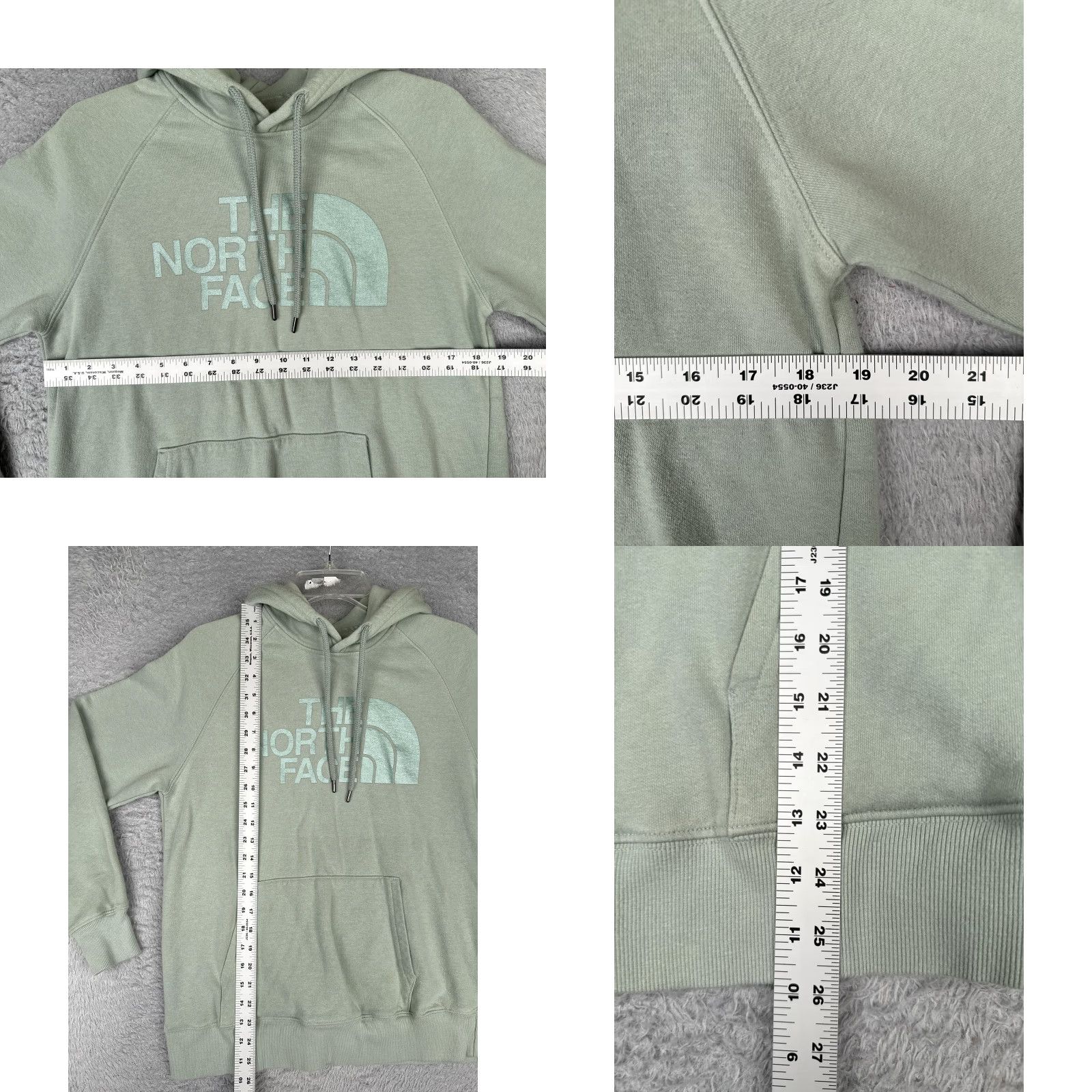The North Face The North Face Hoodie Womens Medium Green Logo Pullover Jersey Sweatshirt Size M / US 6-8 / IT 42-44 - 8 Thumbnail