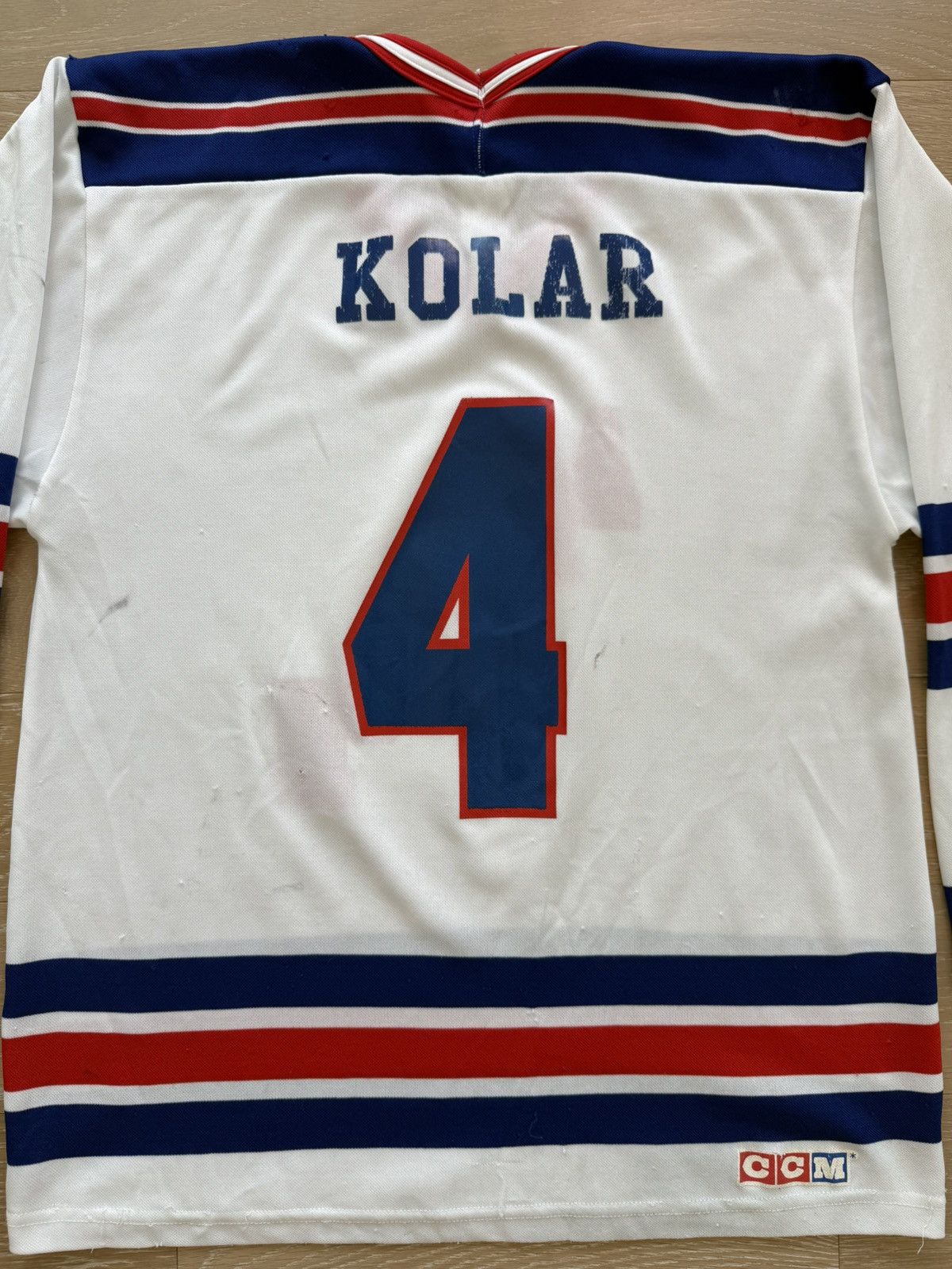 Ccm Vintage 80s Affton CCM Beer League Hockey Jersey Size US M / EU 48-50 / 2 - 8 Thumbnail