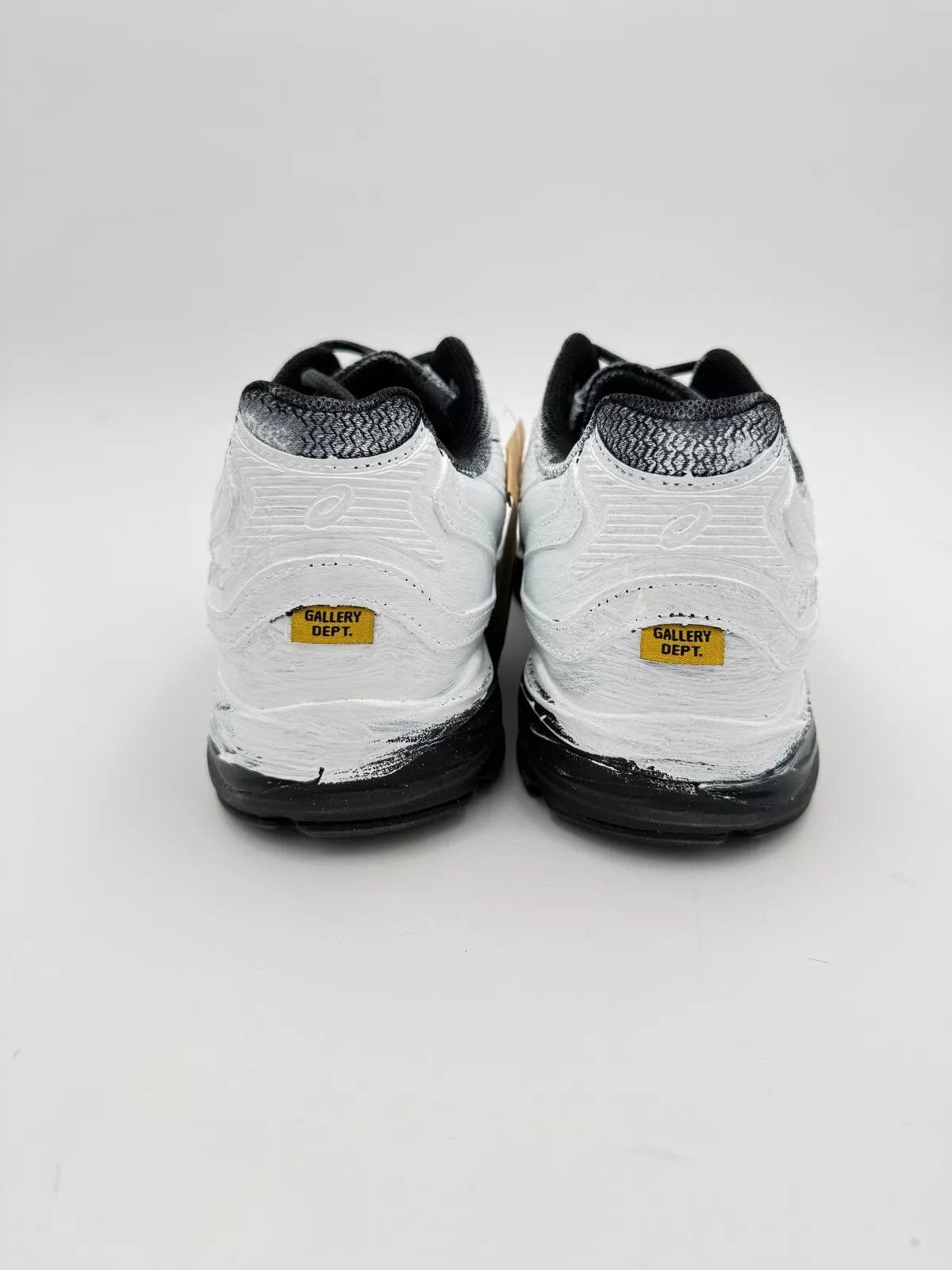 Asics × Gallery Dept. Gel-K1011 Mental Energy Painted White Black Size US 9.5 / EU 42-43 - 2 Thumbnail