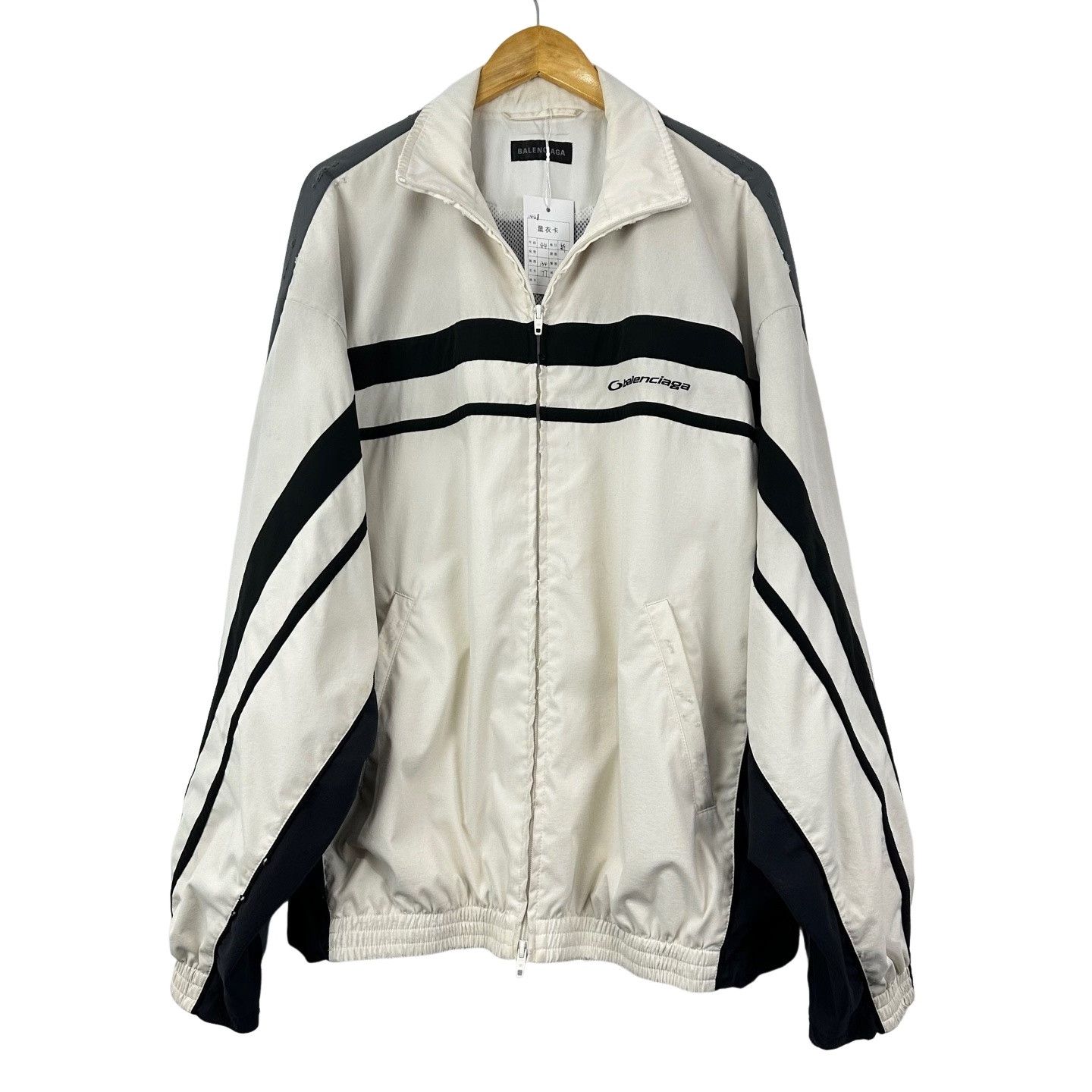 Balenciaga Balenciaga Distressed Colorblock Track Jacket EU 44 Size US S / EU 44-46 / 1 - 1 Thumbnail