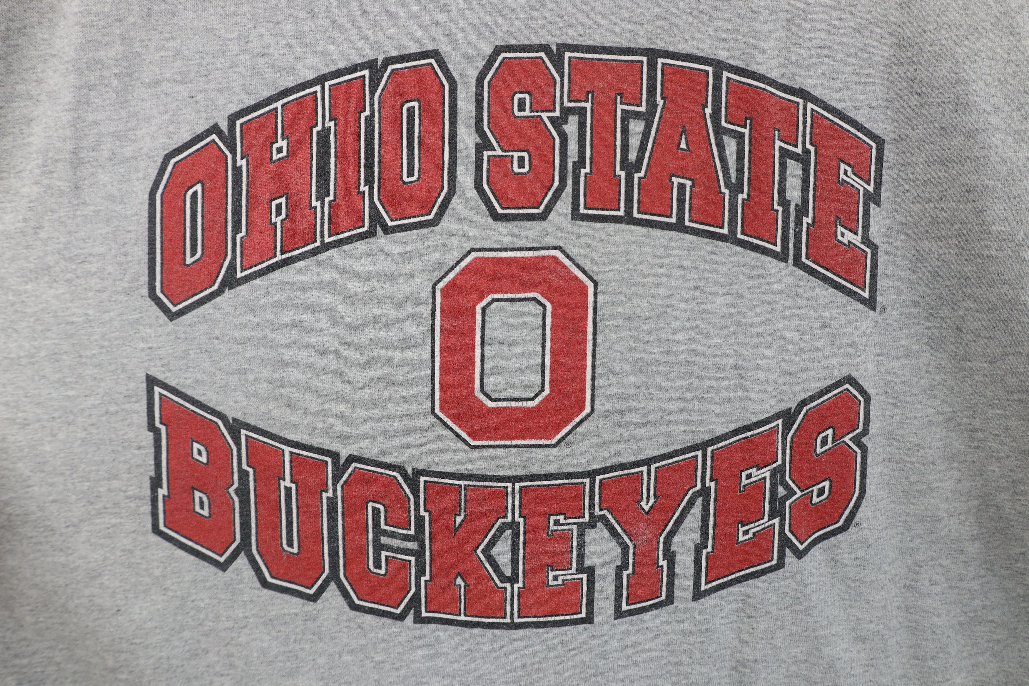 Vintage Vintage 90s State University Football T-Shirt Heather Gray Size US XL / EU 56 / 4 - 4 Thumbnail