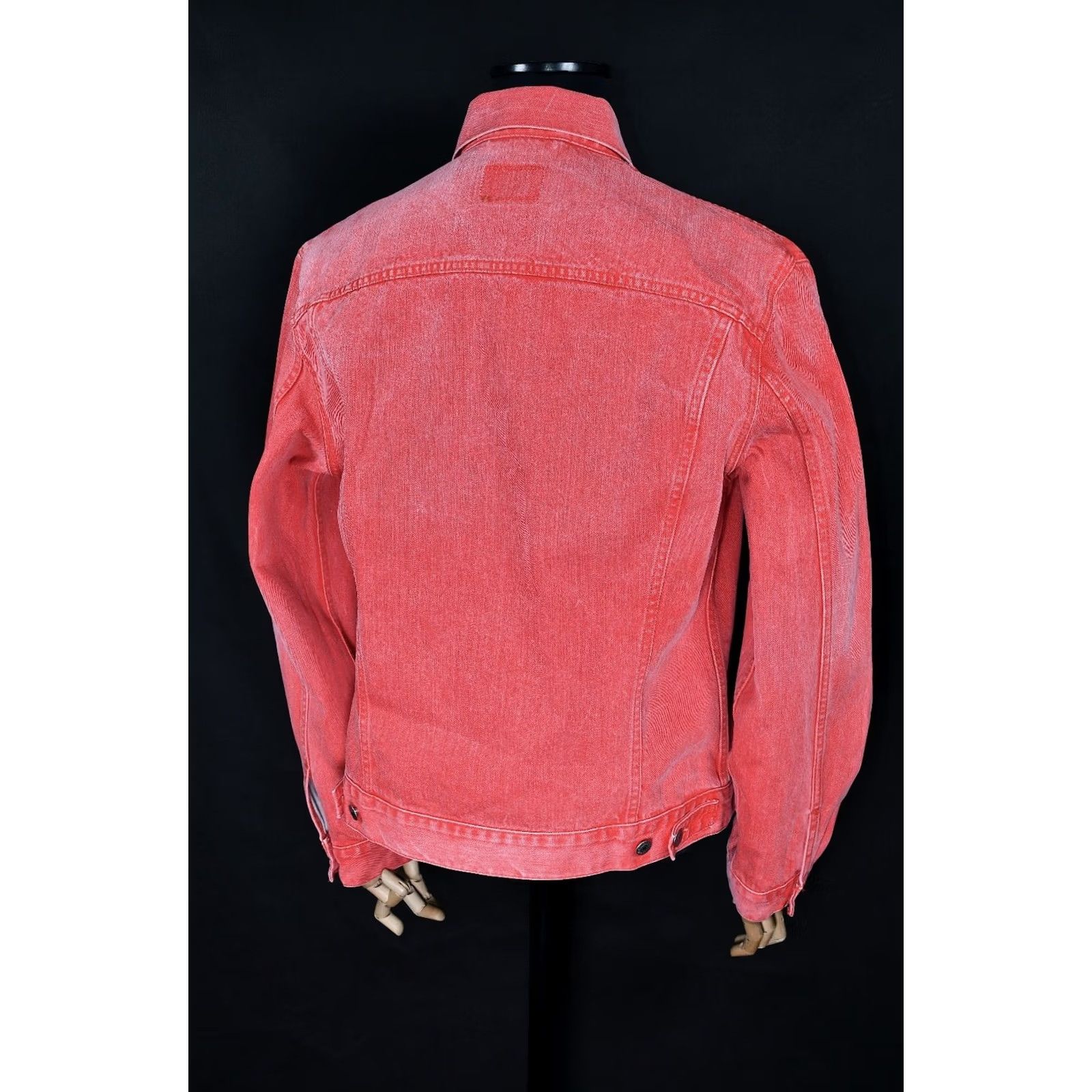 Levi's Levi's Trucker Jacket Denim Cotton 70500 9163 Washed Red XL Men’s Retro Casual Jacket XL Red Mens Leather? Size US XL / EU 56 / 4 - 4 Thumbnail