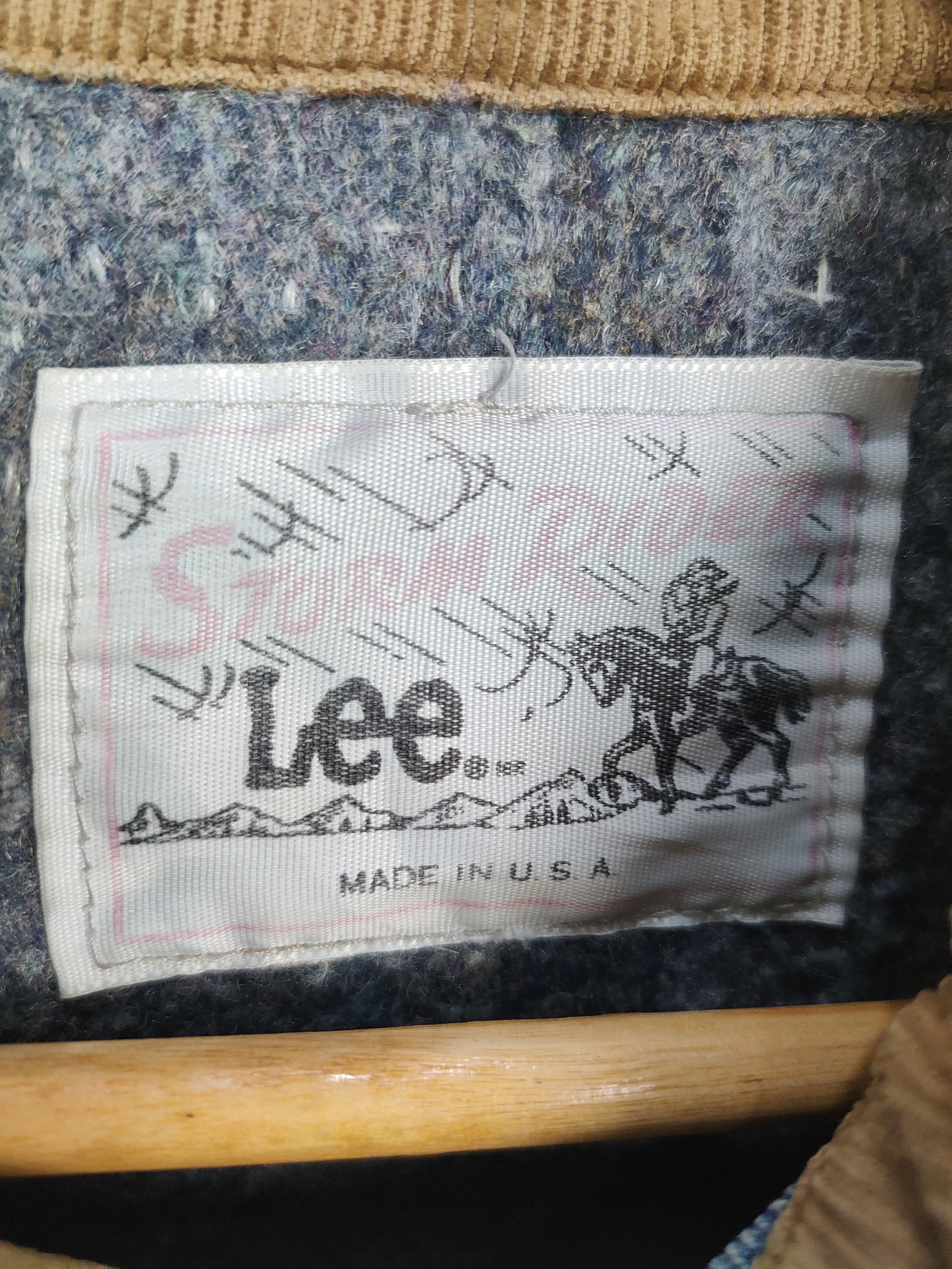 Lee Vtg 80s Lee Storm Rider Blanket Lined Denim Jacket Misfits Size US L / EU 52-54 / 3 - 7 Thumbnail