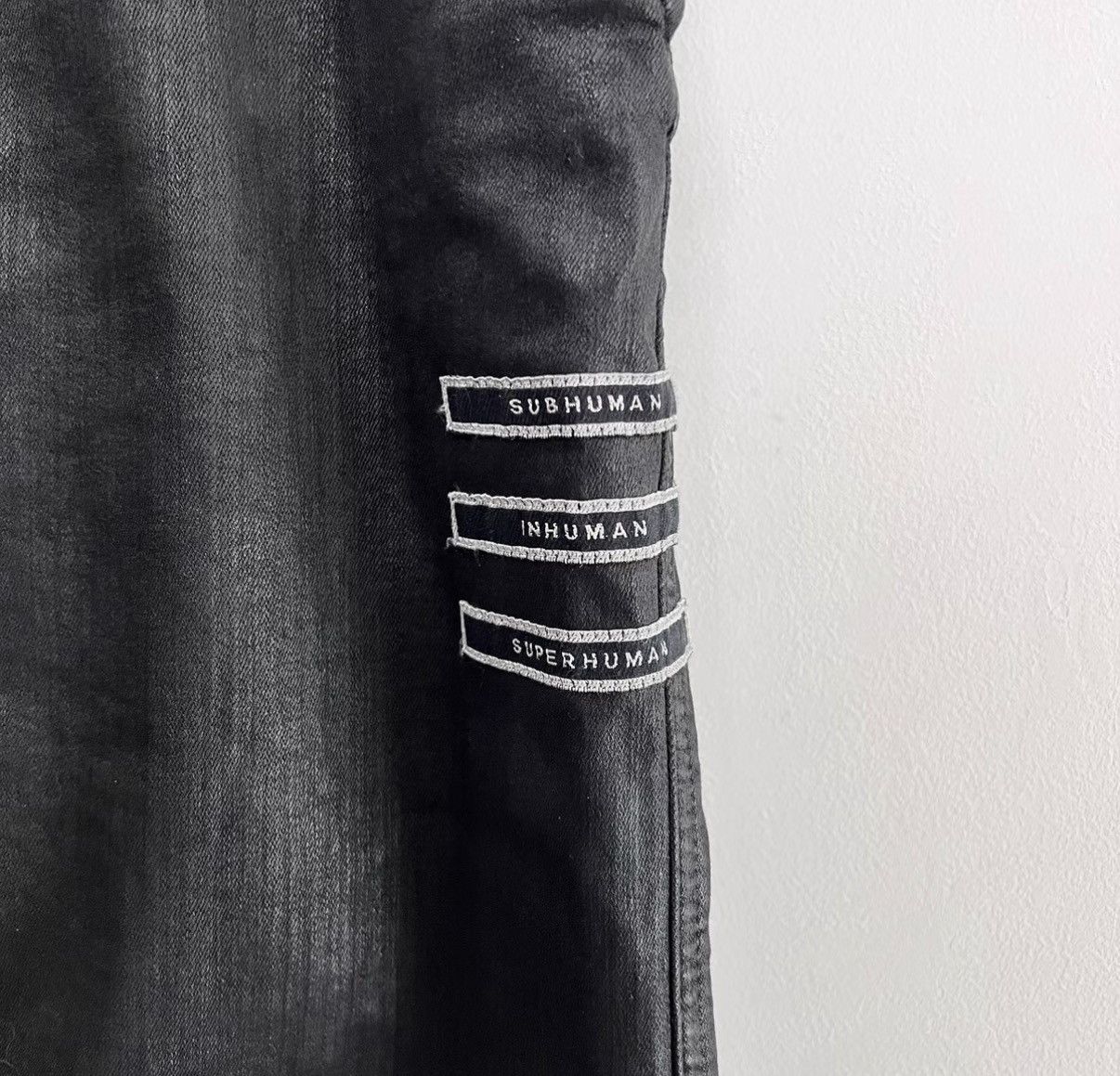Rick Owens Rick Owens DRKSHDW Waxed Finish Cropped Pants (7/10 length) Size US 30 / EU 46 - 2 Thumbnail
