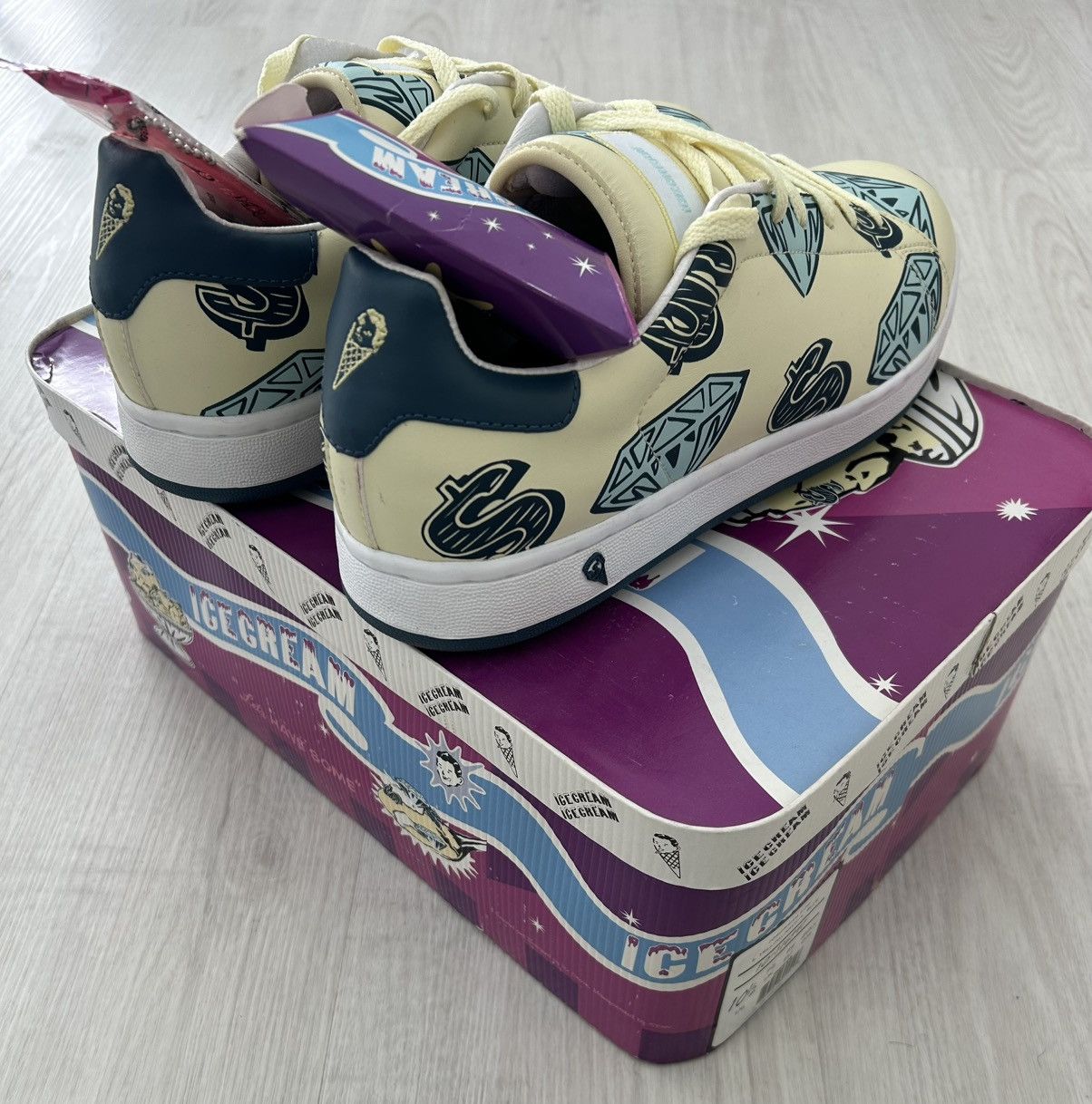 Icecream × Reebok VERY RARE OG REEBOK X BBC/ICE CREAM PRE PRODUCTION SAMPLE Size US 10.5 / EU 43-44 - 6 Thumbnail
