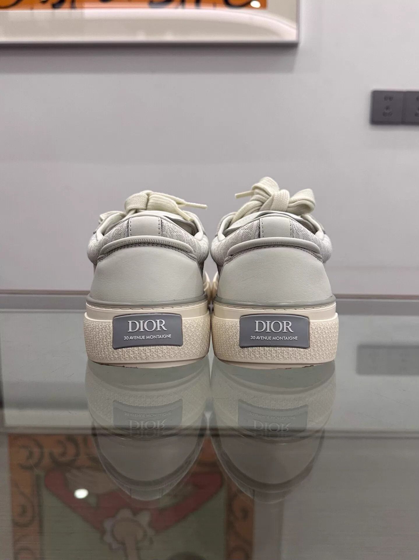 Dior Dior Jdub B33 Oblique Logo Men's White Sneaker 44 Size US 11 / EU 44 - 5 Thumbnail
