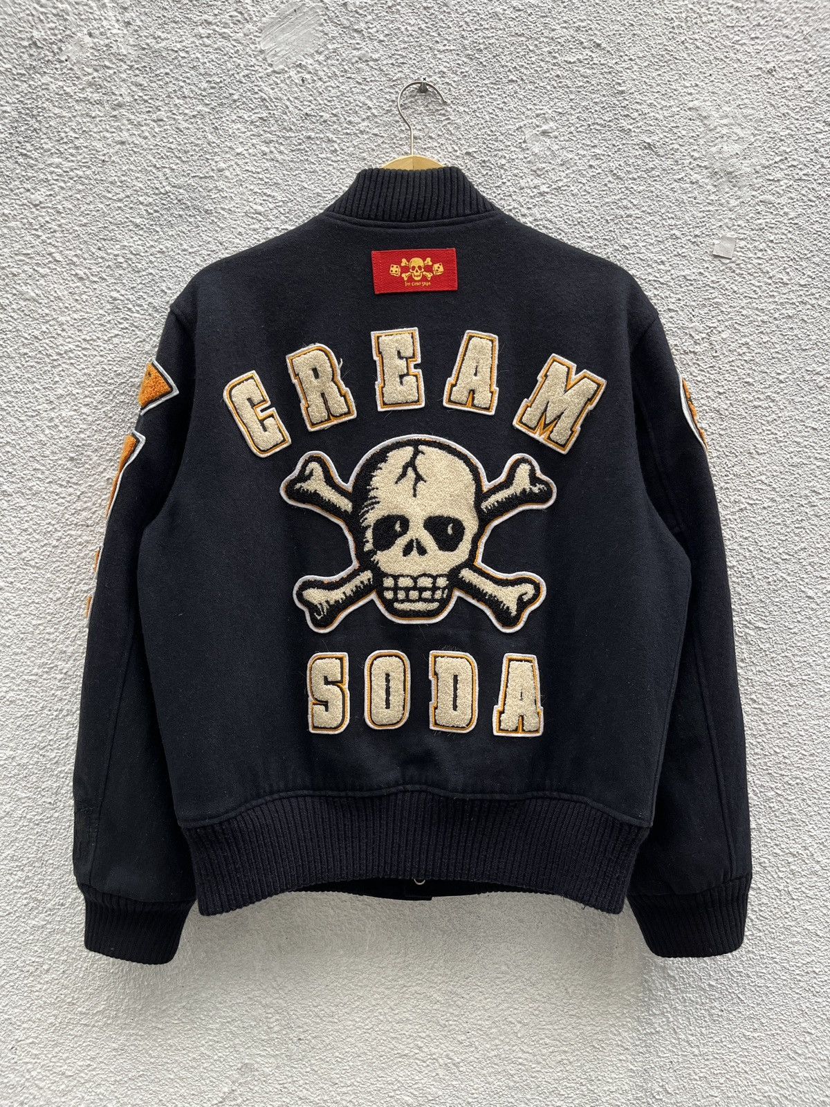 Japanese Brand 2003 Cream Soda Varsity Jacket by Masayuki Yamazaki Size US M / EU 48-50 / 2 - 13 Thumbnail