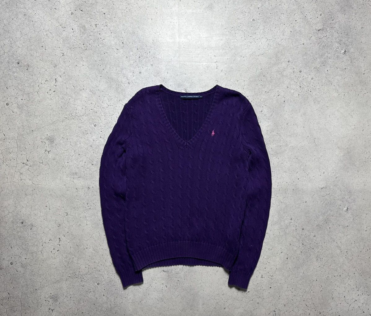 Ralph Lauren Ralph Lauren Sport Cable Knitted Women’s Sweater Size XL / US 12-14 / IT 48-50 - 1 Thumbnail