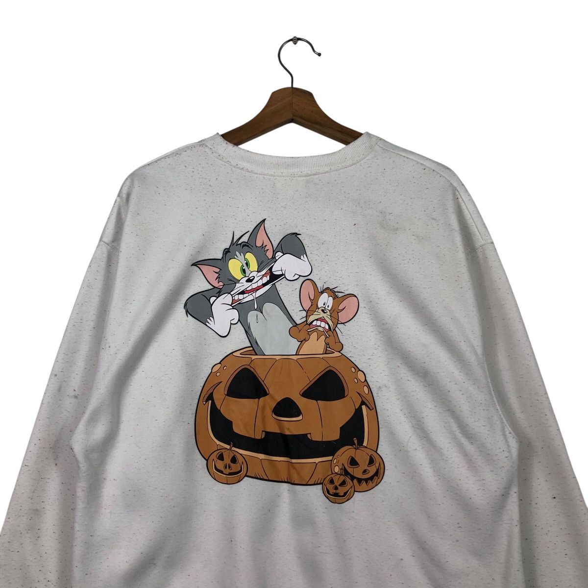 Cartoon Network × Japanese Brand × Vintage 📌Vintage Sweatshirt Crewneck Tom & Jerry Cartoon Big Logo Size US M / EU 48-50 / 2 - 10 Thumbnail