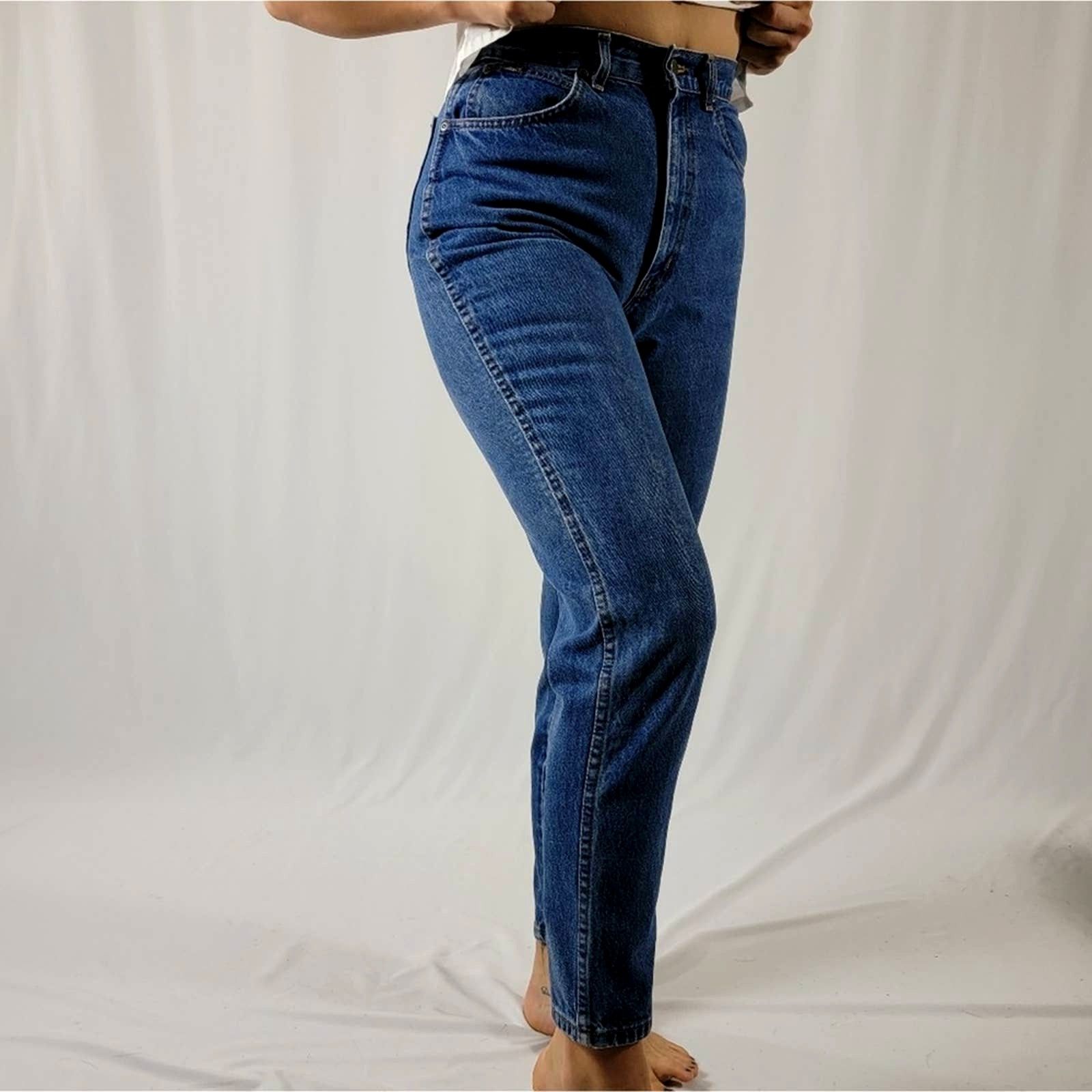 Vintage Vintage USA High Rise Mom Jeans By Chic Size 32" / US 10 / IT 46 - 5 Thumbnail