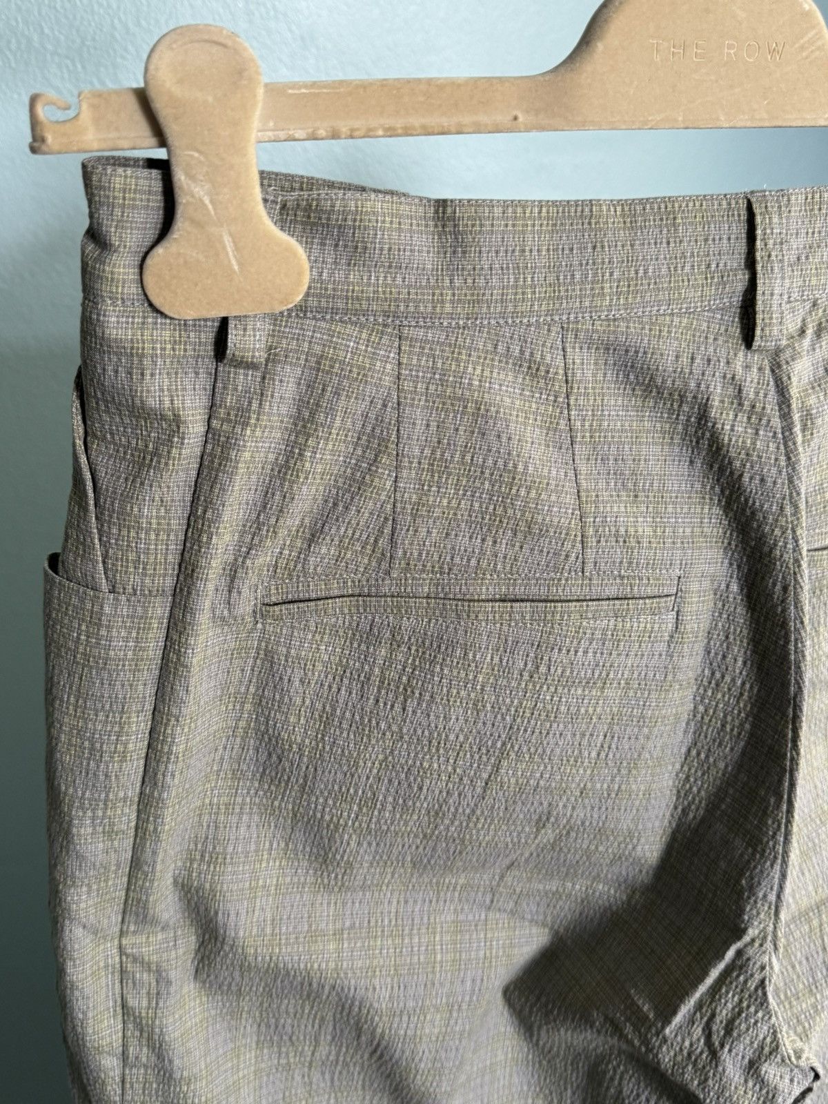 Kiko Kostadinov Yellow Check Reversible Orma Trousers Size US 29 - 5 Thumbnail