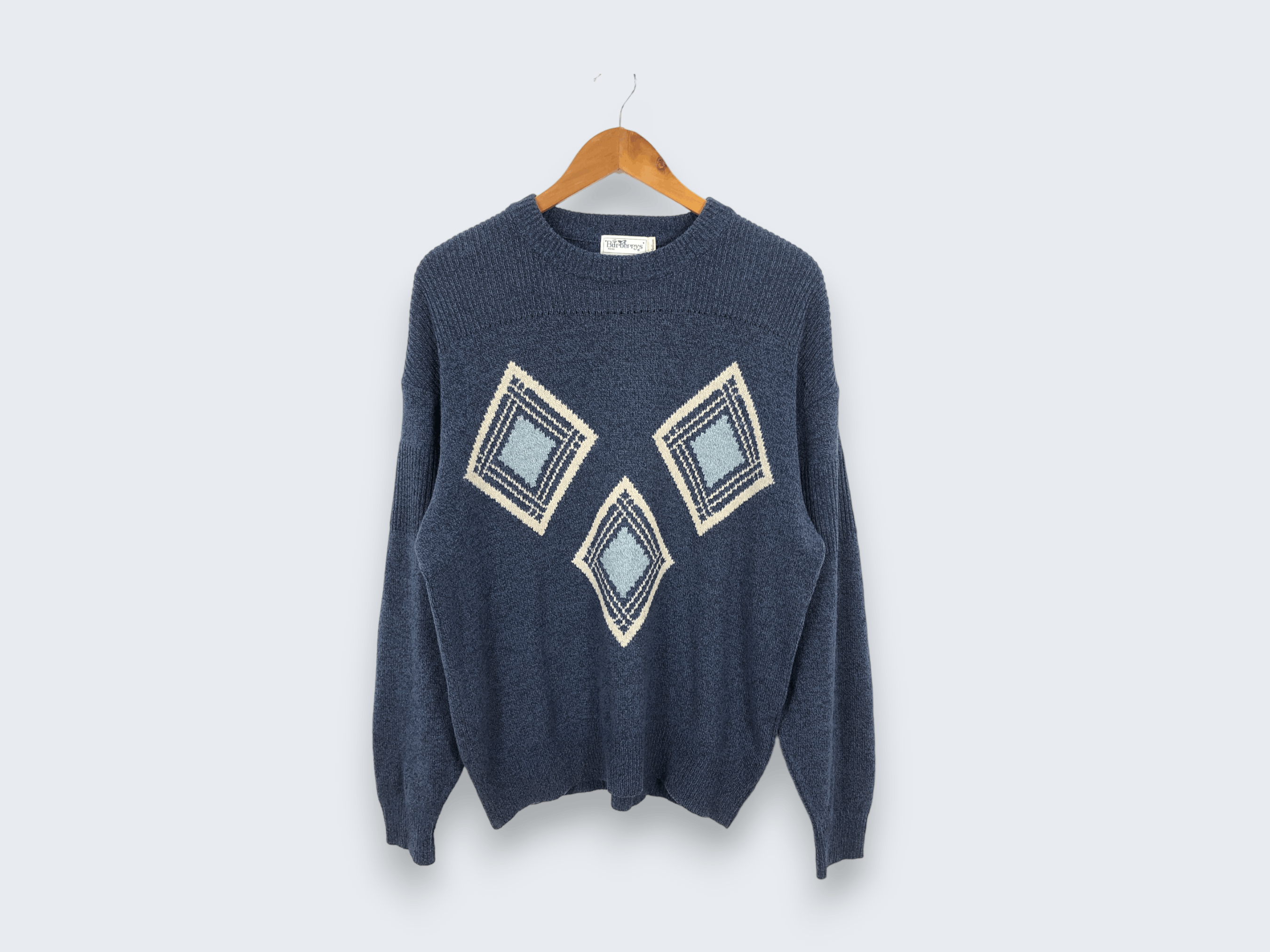 Burberry Vintage 90s Burberry Knitwear Size US M / EU 48-50 / 2 - 1 Thumbnail