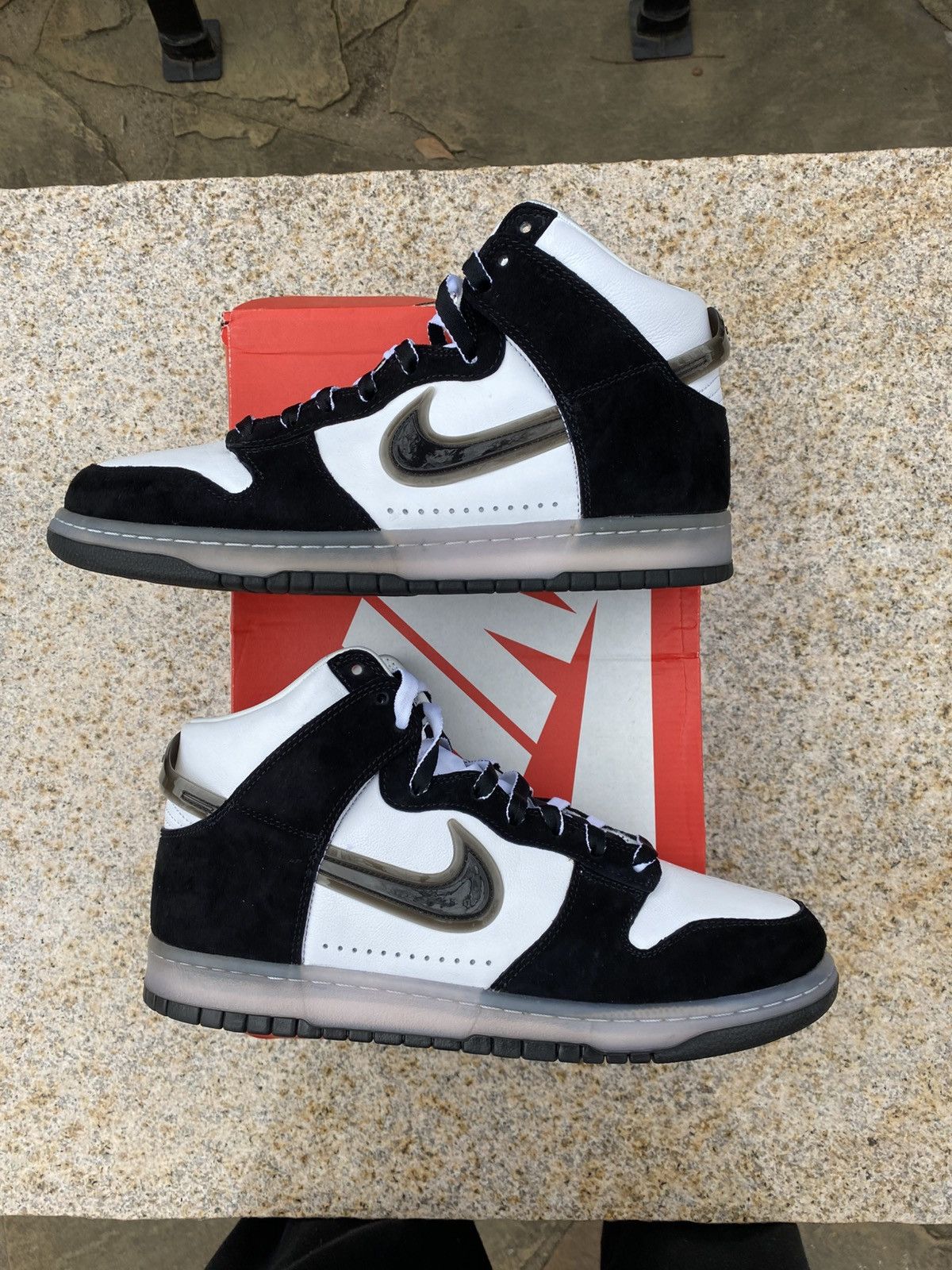 Nike Nike Dunk High Slam Jam White Black DA1639-101 Men Size 11 Size US 11 / EU 44 - 2 Thumbnail