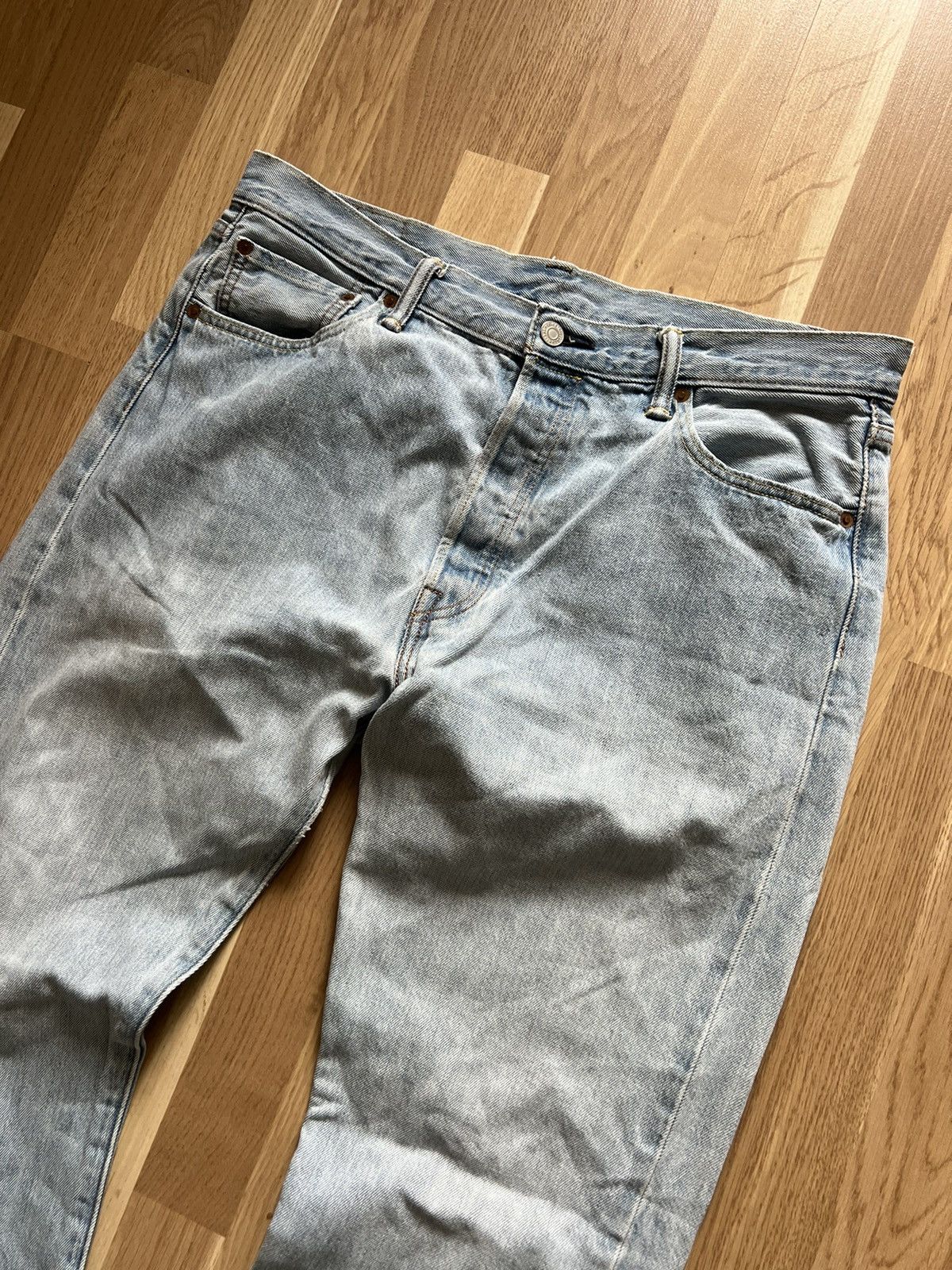 Levi's × Levi's Vintage Clothing × Vintage Levis vintage denim jeans pants 90s blue 501 Size US 36 / EU 52 - 8 Thumbnail