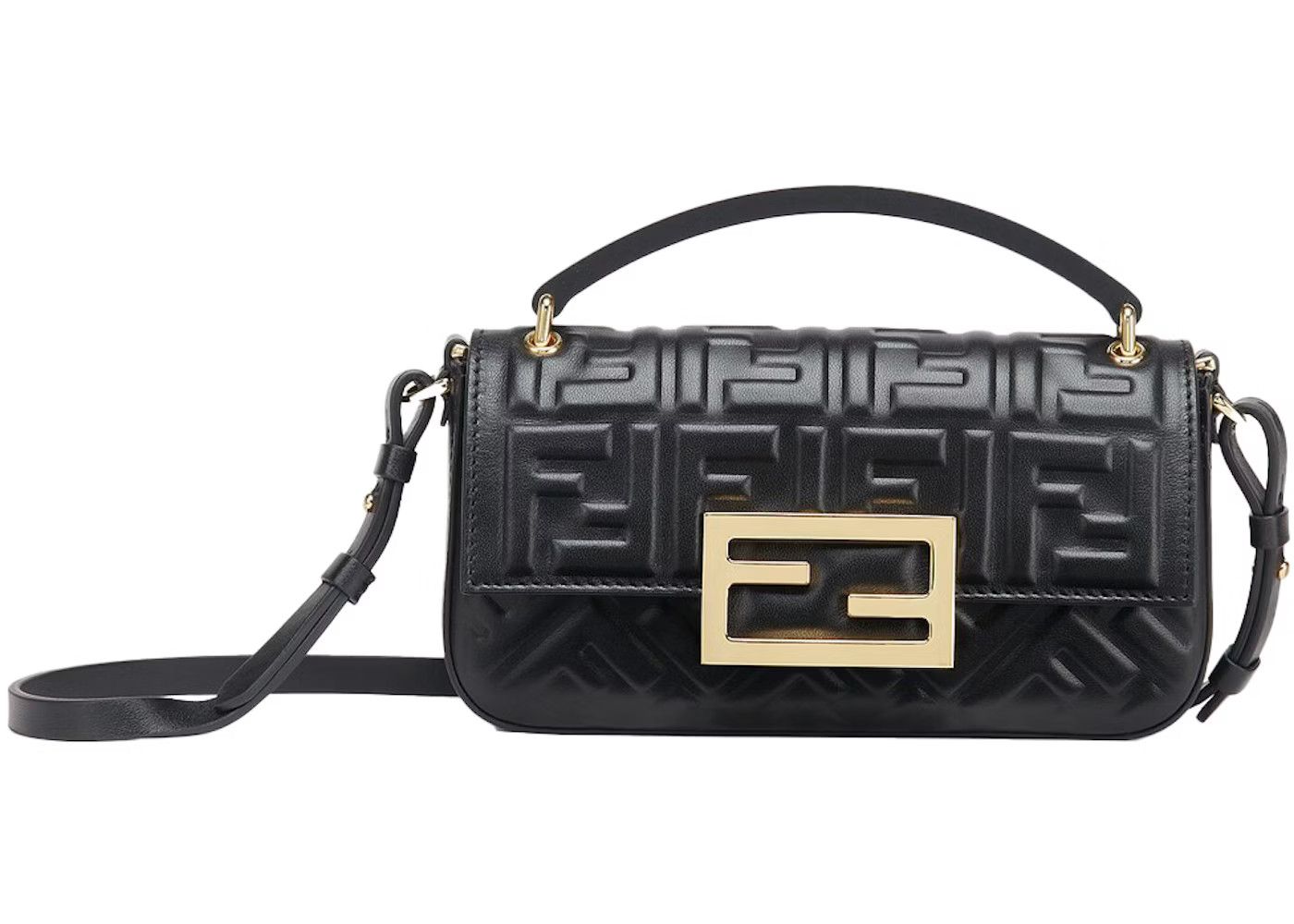 Fendi o1s1wg110326 Size: OS / Baguette Phone Pouch in Black Size ONE SIZE - 1 Preview