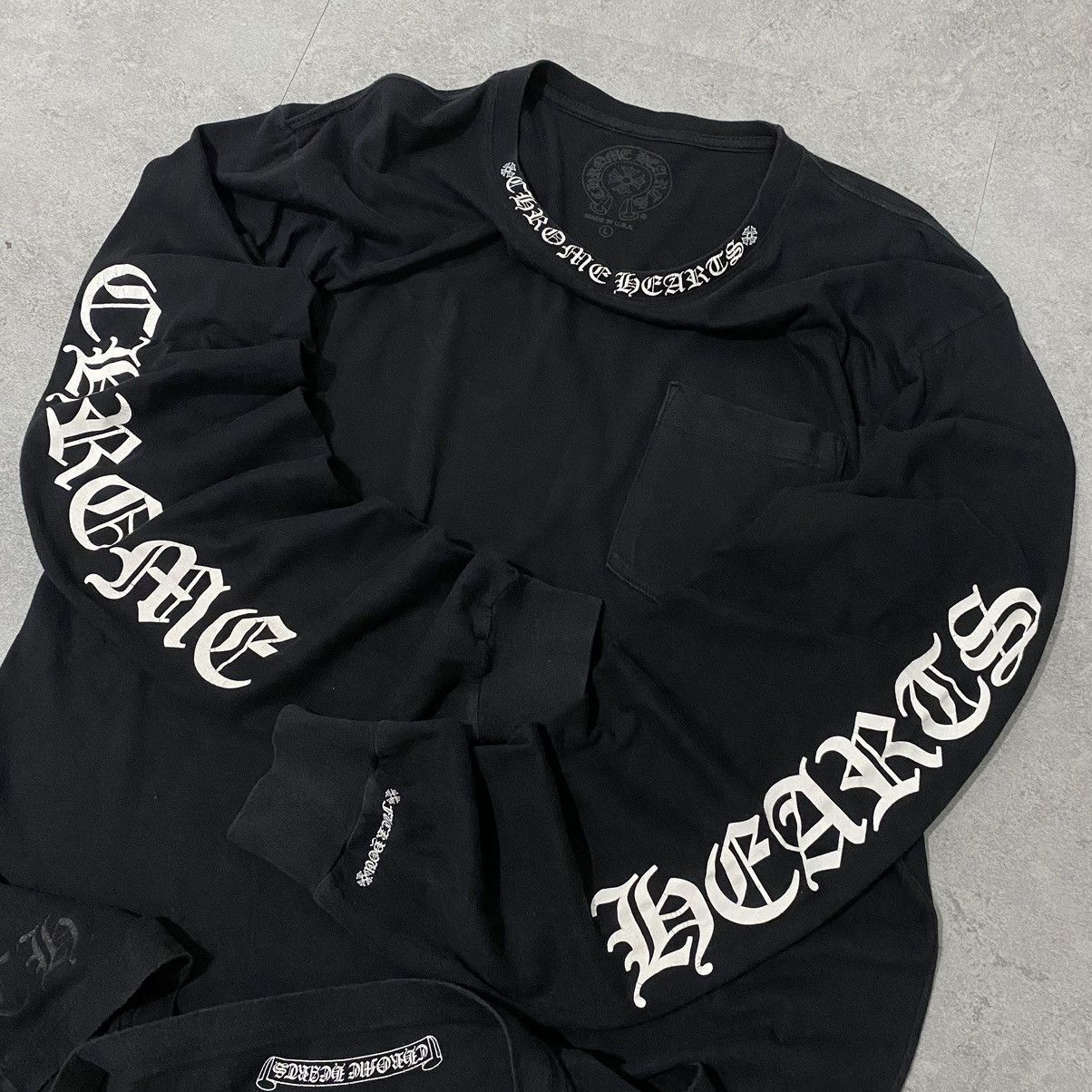 Chrome Hearts Chrome Heart Neck logo Longsleeve Size US L / EU 52-54 / 3 - 4 Thumbnail