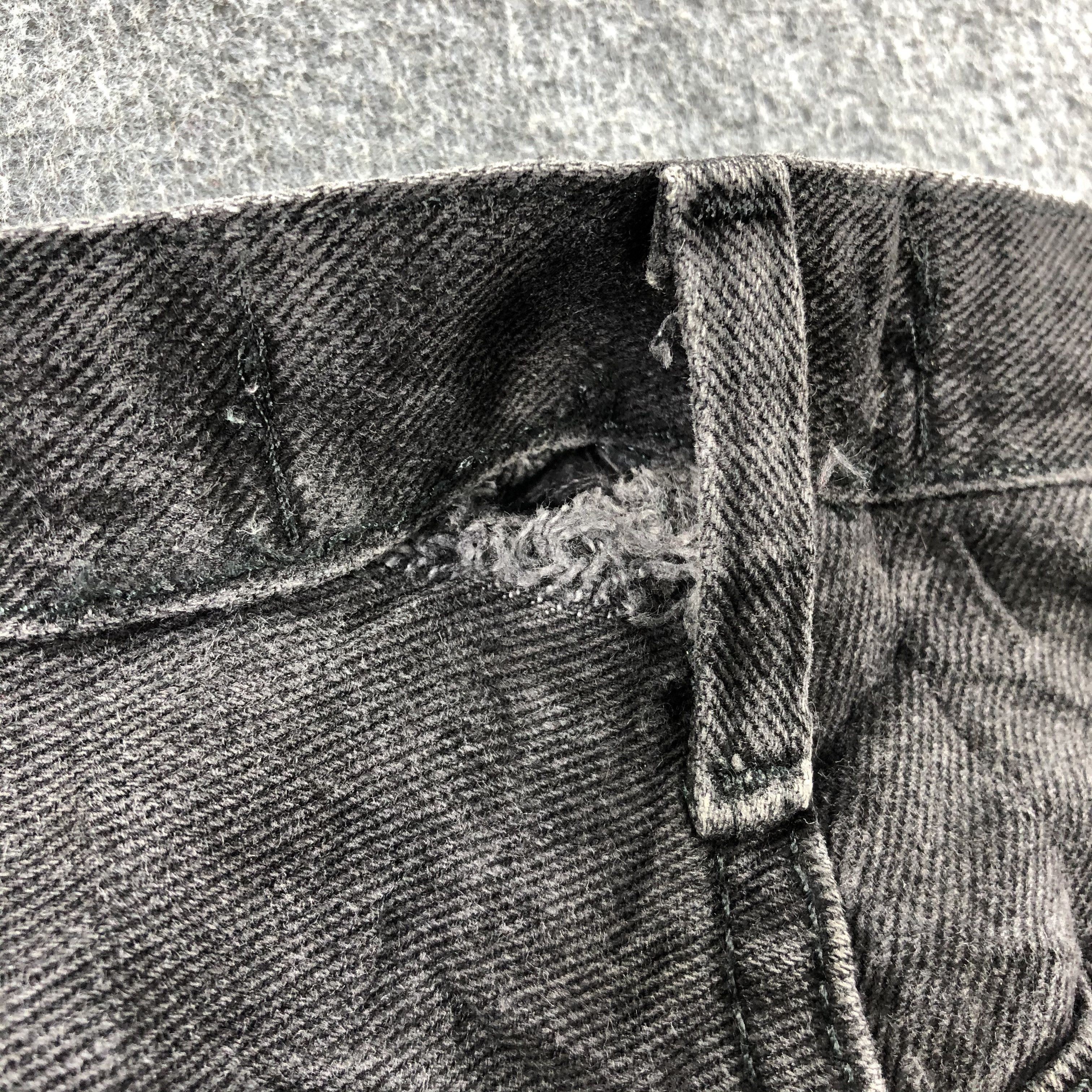 Lee Vintage Faded Black Lee Jeans-J2549 Size US 37 - 9 Thumbnail