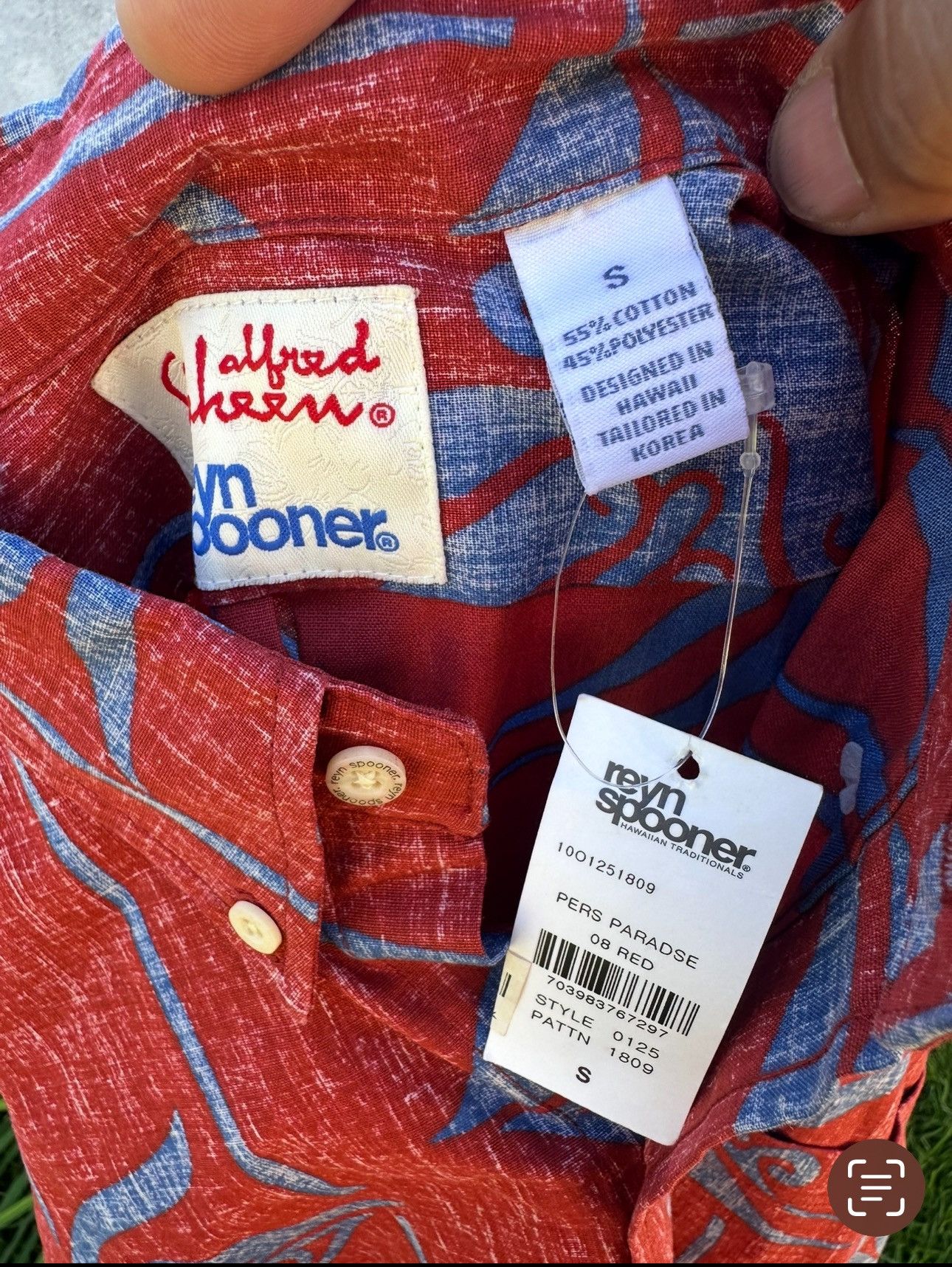Reyn Spooner New Reyn Spooner Alfred Shaheen Hawaiian Print Red Men's S Size US S / EU 44-46 / 1 - 4 Thumbnail