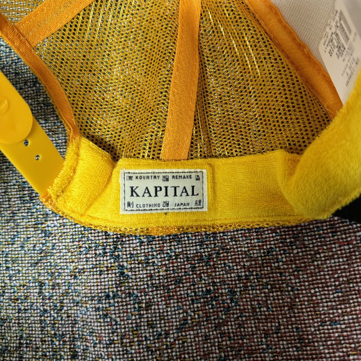 Kapital × Kapital Kountry KAPITAL LEGS MINI SKIRTS FOREVER TRUCKER HAT GOLD/BLACK Size ONE SIZE - 3 Thumbnail