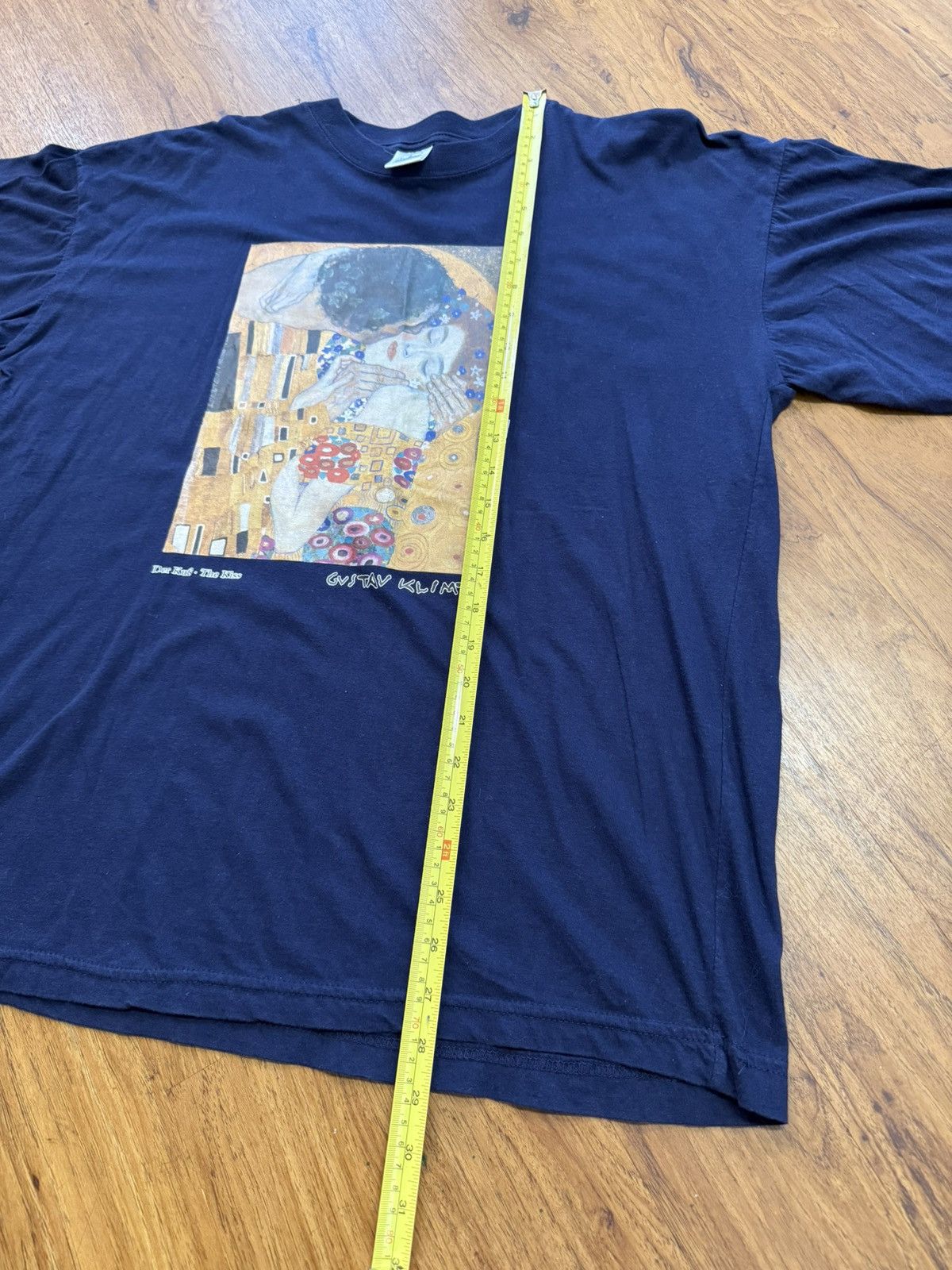 Vintage Vintage Gustav Klimt The Kiss Painting T Shirt Art Tee L Size US L / EU 52-54 / 3 - 5 Thumbnail
