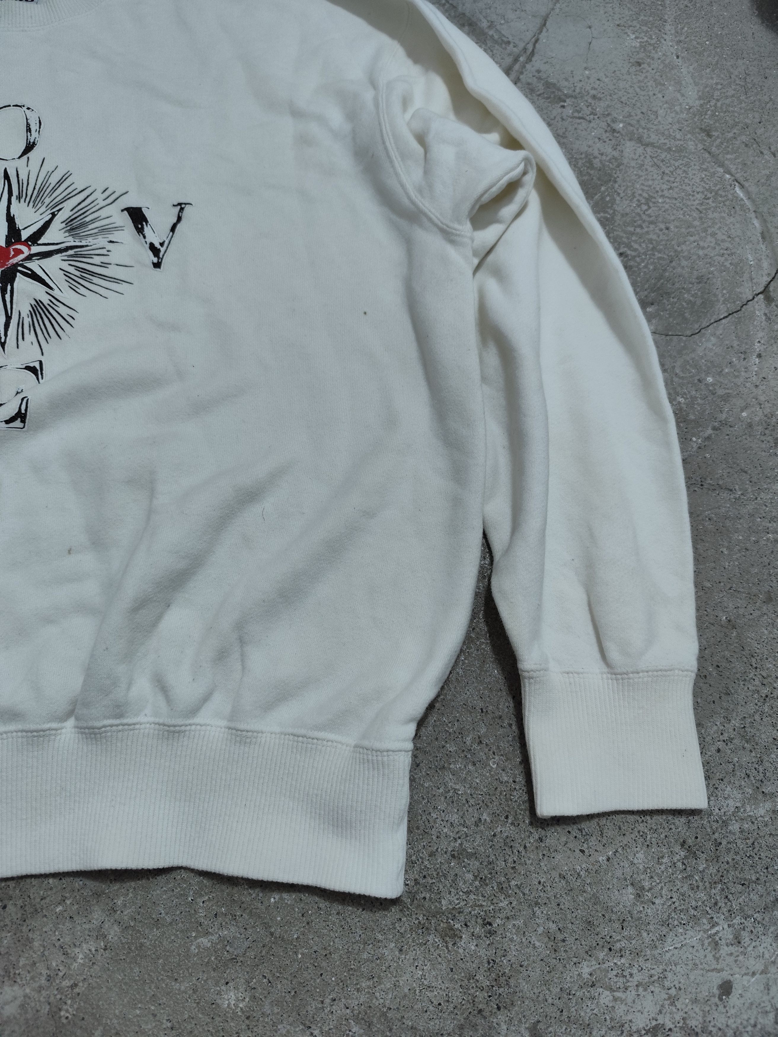 Moschino Vintage 90s y2k Moschino Jeans love sweatshirt Size US L / EU 52-54 / 3 - 6 Thumbnail