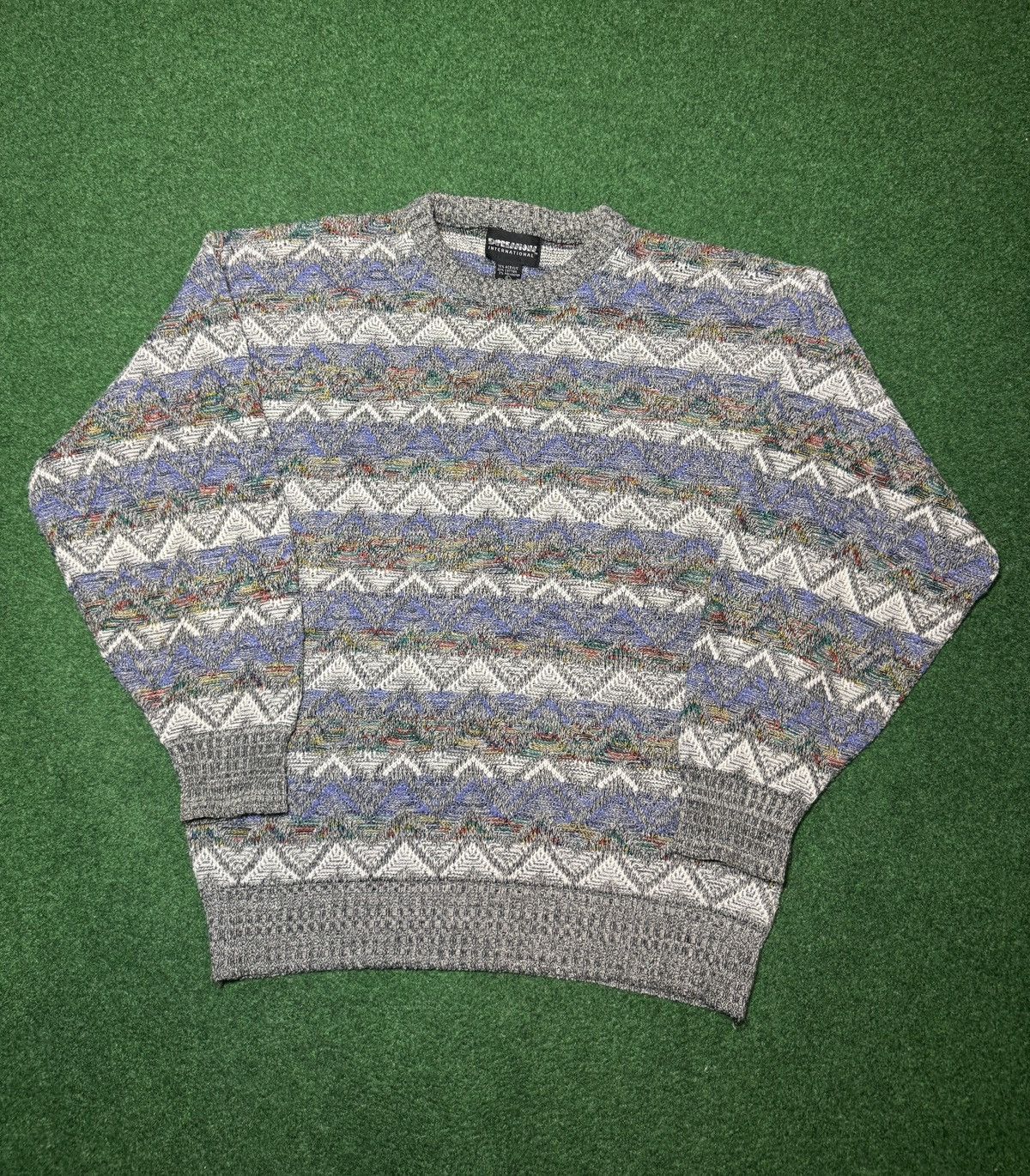 Tundra Vintage 80s 90s Expressions Acrylic Coogi Style Sweater Size US L / EU 52-54 / 3 - 1 Thumbnail