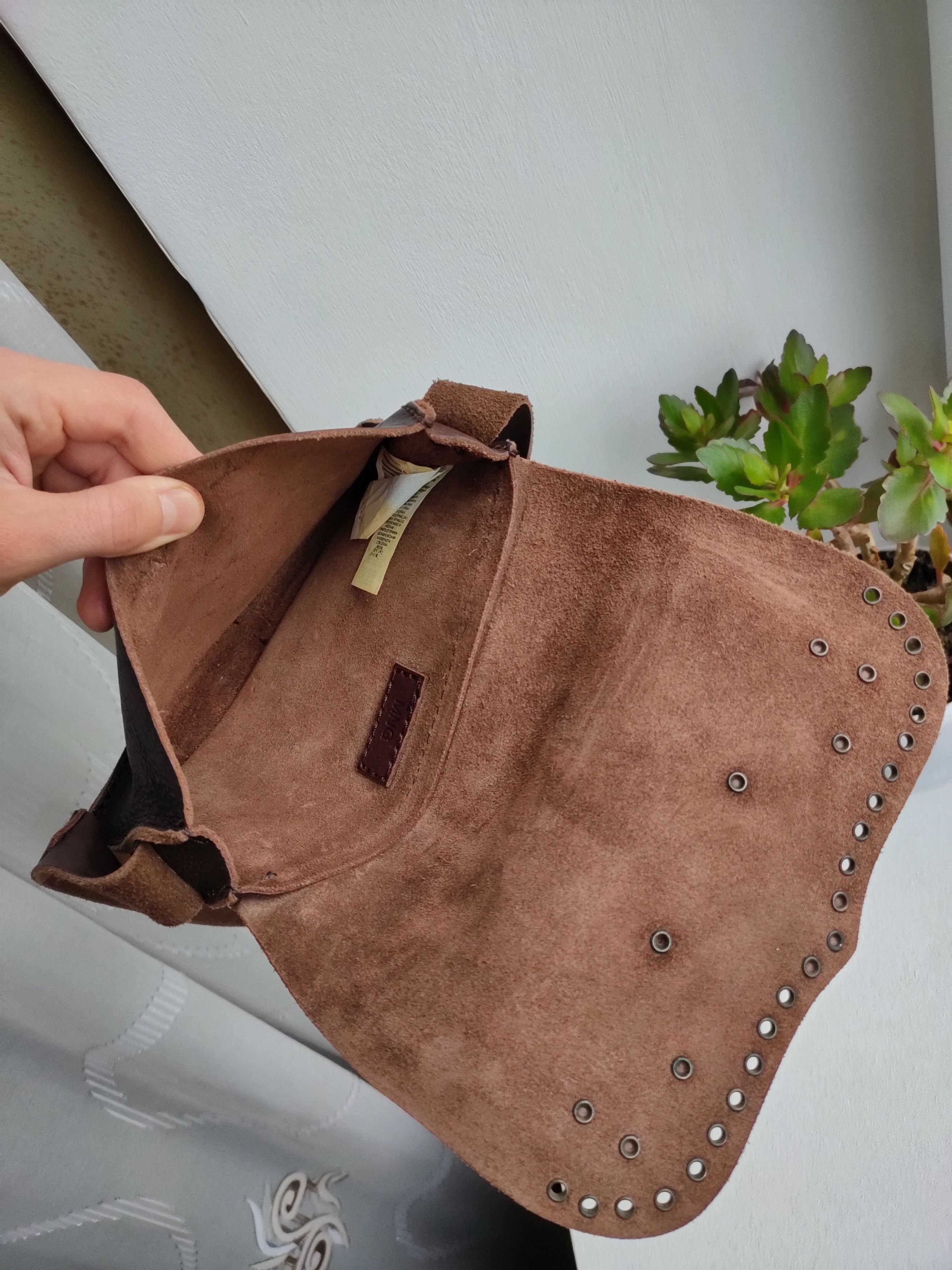 Mango Vintage leather Mango bag MNG handle bag women's bag Size ONE SIZE - 9 Thumbnail