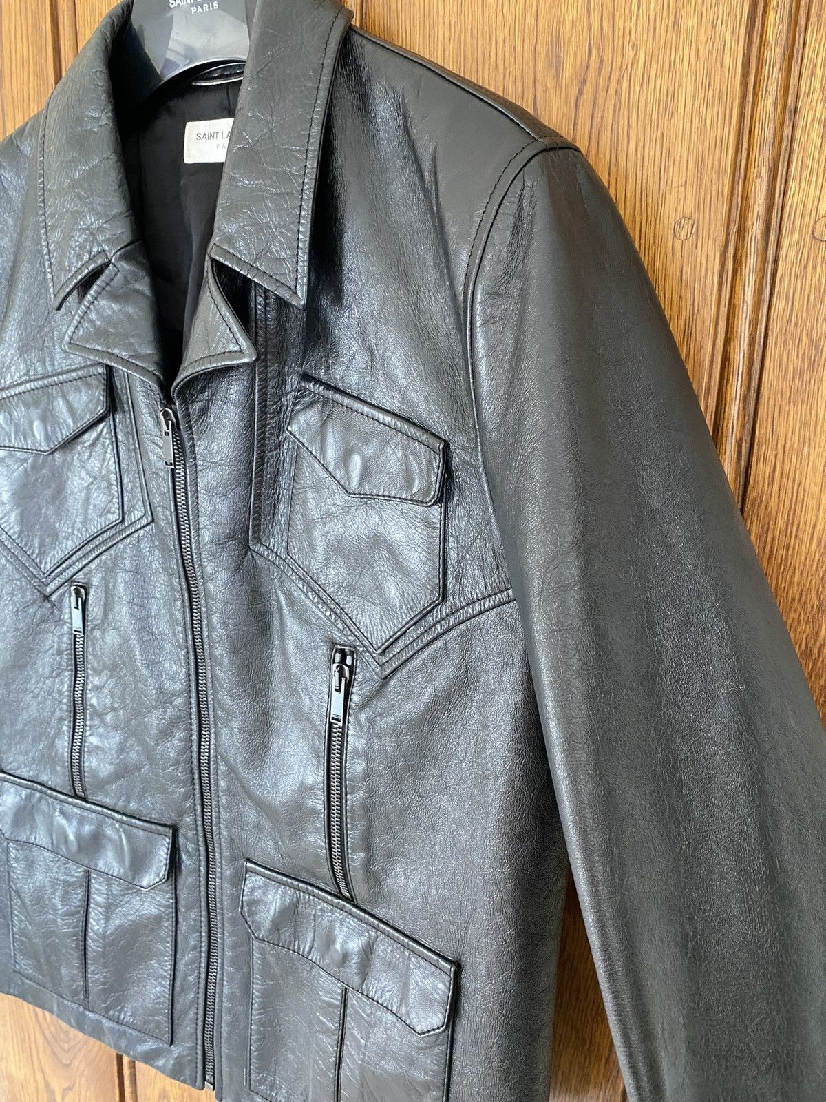 Saint Laurent Paris Saint Laurent Lenny Kravitz leather jacket iconic grail 50 Size US M / EU 48-50 / 2 - 12 Thumbnail