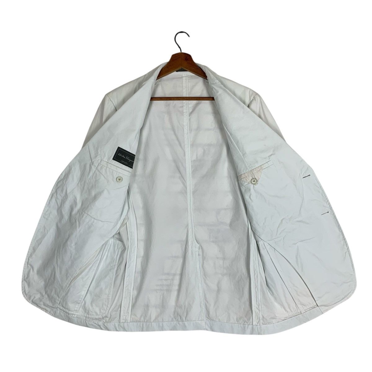 Designer × Salvatore Ferragamo Salvatore Feragamo Made in Italy Designer Luxury Blazer Size US M / EU 48-50 / 2 - 8 Thumbnail