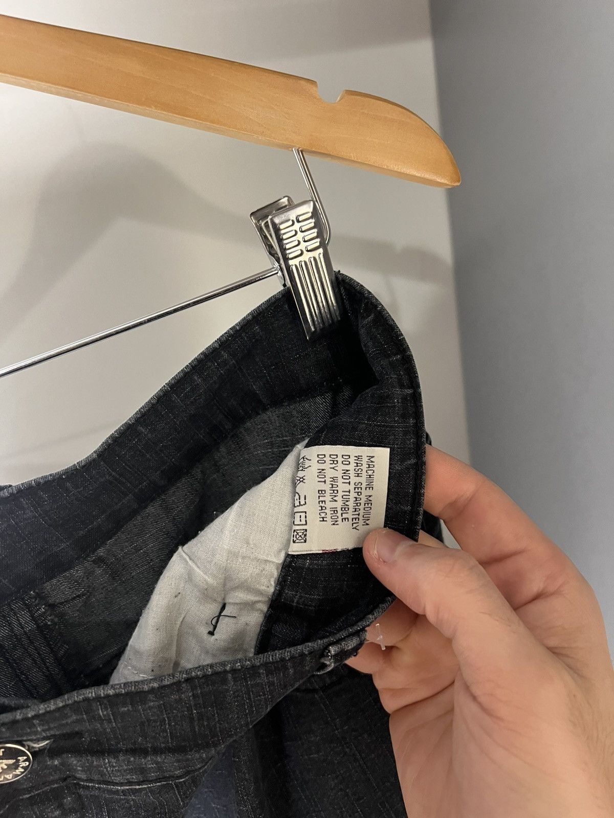 Emporio Armani VINTAGE EMPORIO ARMANI JEANS ITALIAN DESIGNER CASUAL Y2K 90s Size US 38 / EU 54 - 14 Thumbnail