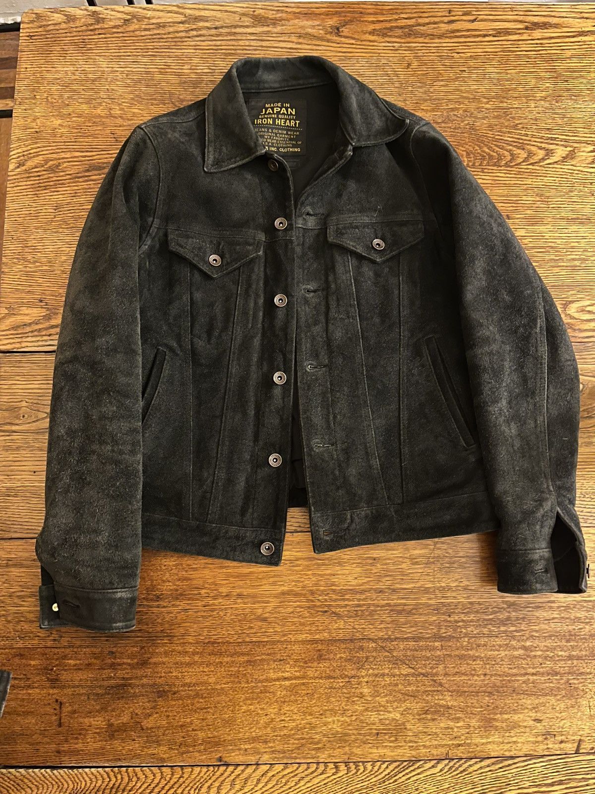 Iron Heart Iron Heart IHJ-49 Split Steer Type III Leather Jacket Size US M / EU 48-50 / 2 - 1 Thumbnail