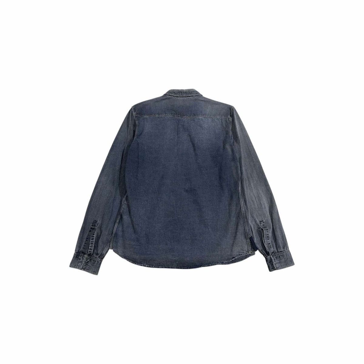 Prada 🔥Archived Prada Indigo Denim Shirt 2012 Size US L / EU 52-54 / 3 - 11 Thumbnail
