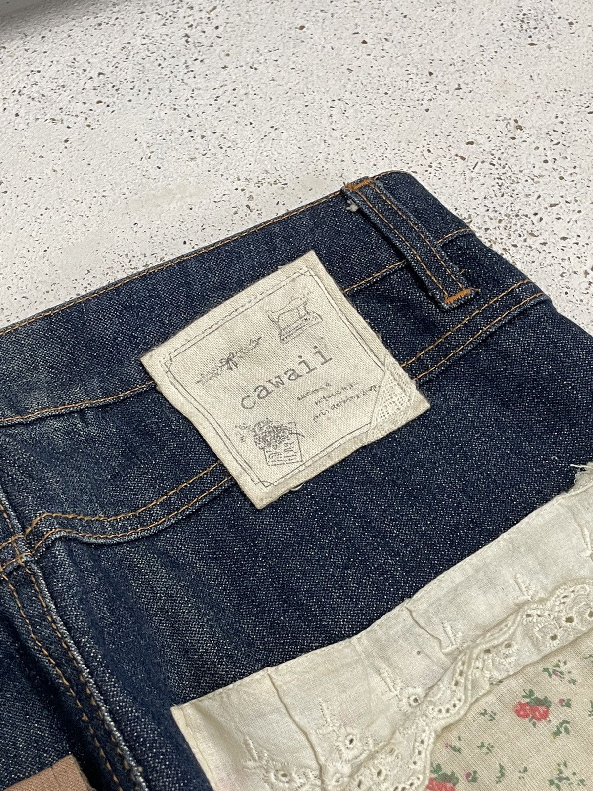 Designer Cawaii Slim Flower Art Life France Poem Size 27" / US 4 / IT 40 - 19 Thumbnail