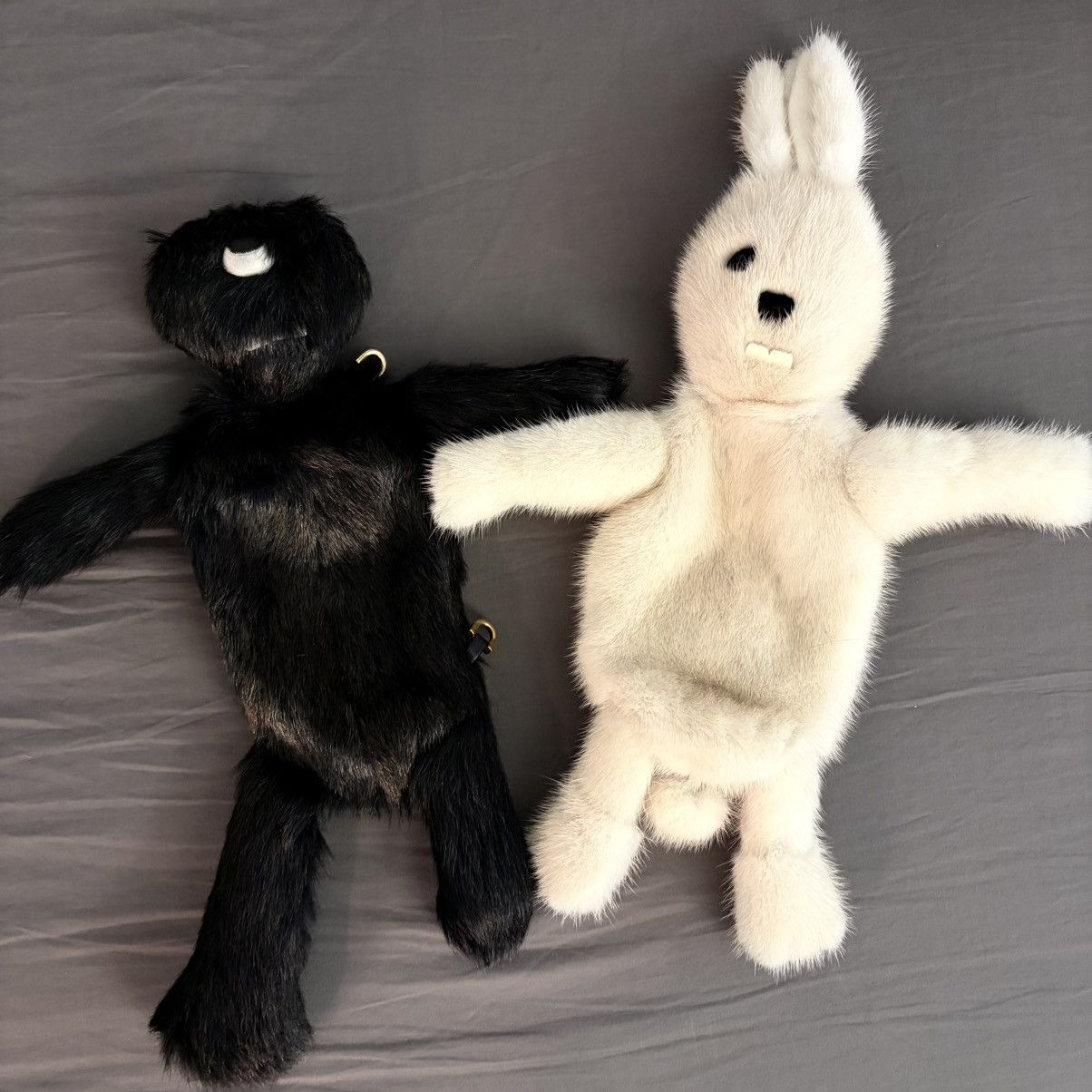 Rick Owens / リックオウエンス | HUN FAT BUNNY ファー ショルダーバッグ | ライトブルー | レディース Rick Owens - Rick Owens / リックオウエンス | HUN FAT BUNNY ファー