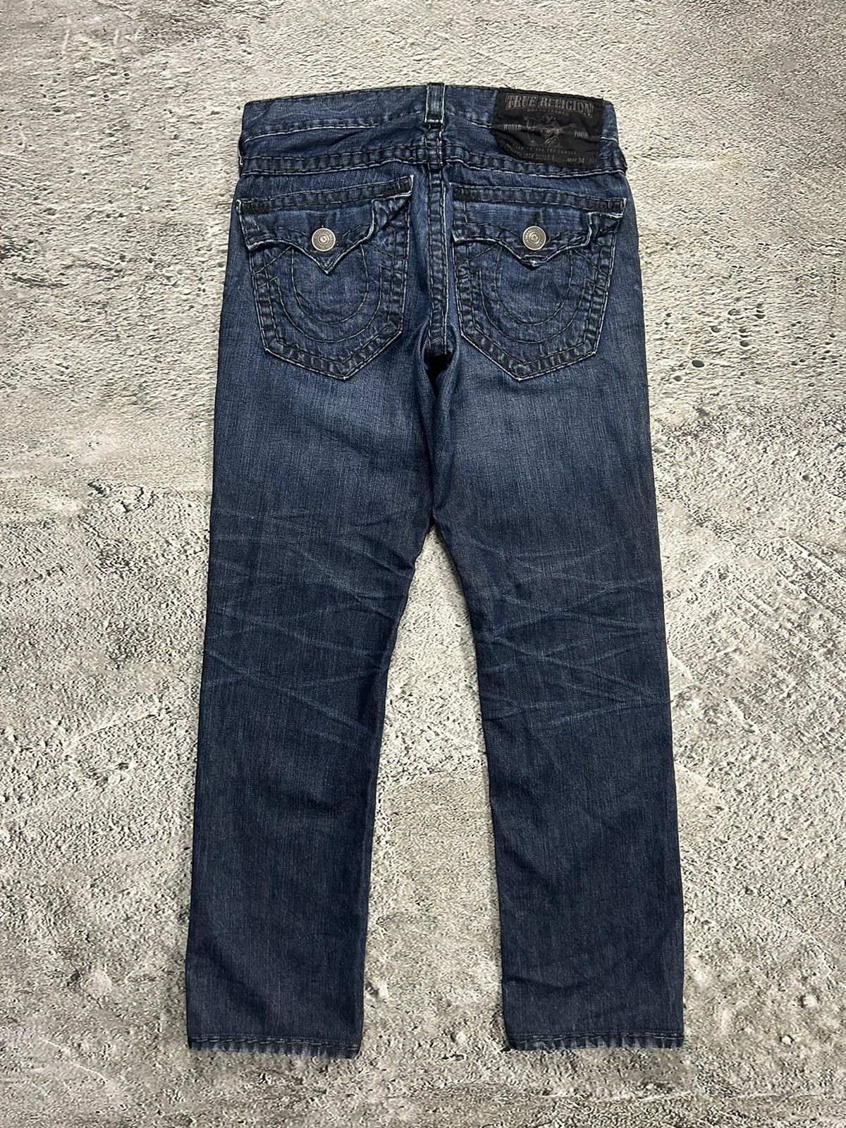 True Religion True Religion vintage jeans navy black thick stitching Y2K Size US 30 / EU 46 - 1 Thumbnail