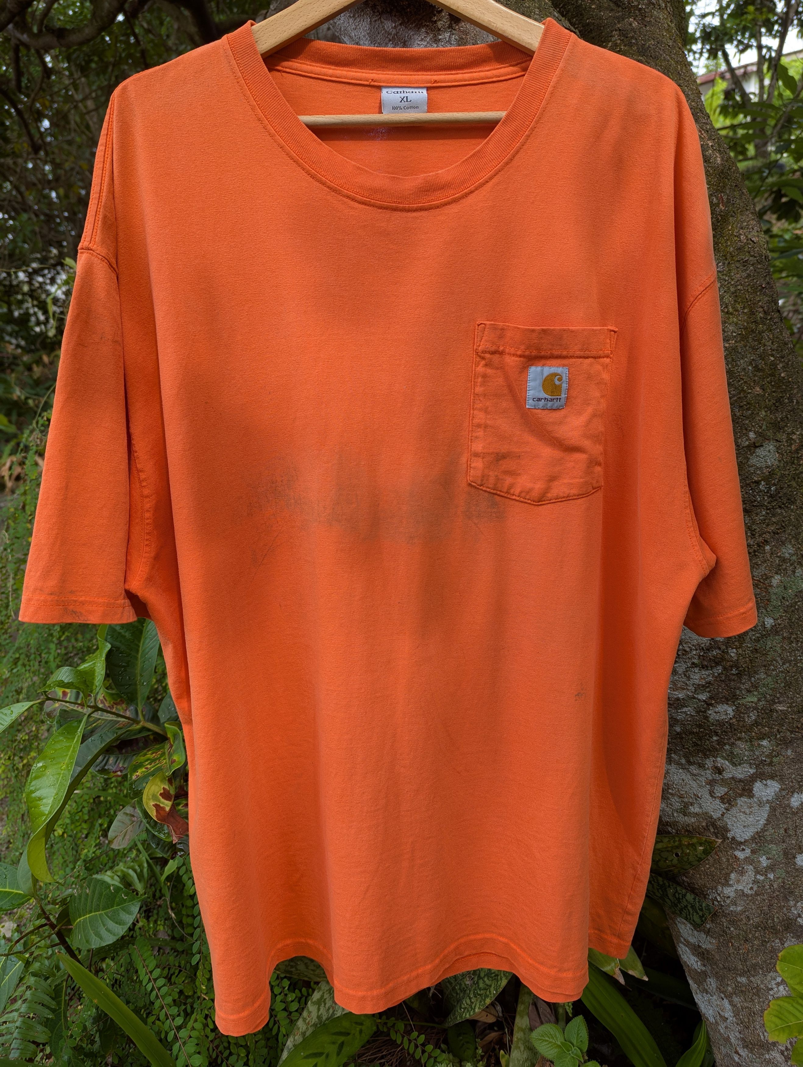 Carhartt Thrashed Carhartt Sunfaded Tshirt Size US XL / EU 56 / 4 - 1 Thumbnail