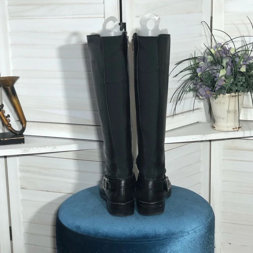 Vince Camuto Vince Camuto leather black riding boots knee high sz 6.5 Size US 6.5 / IT 36.5 - 5 Thumbnail