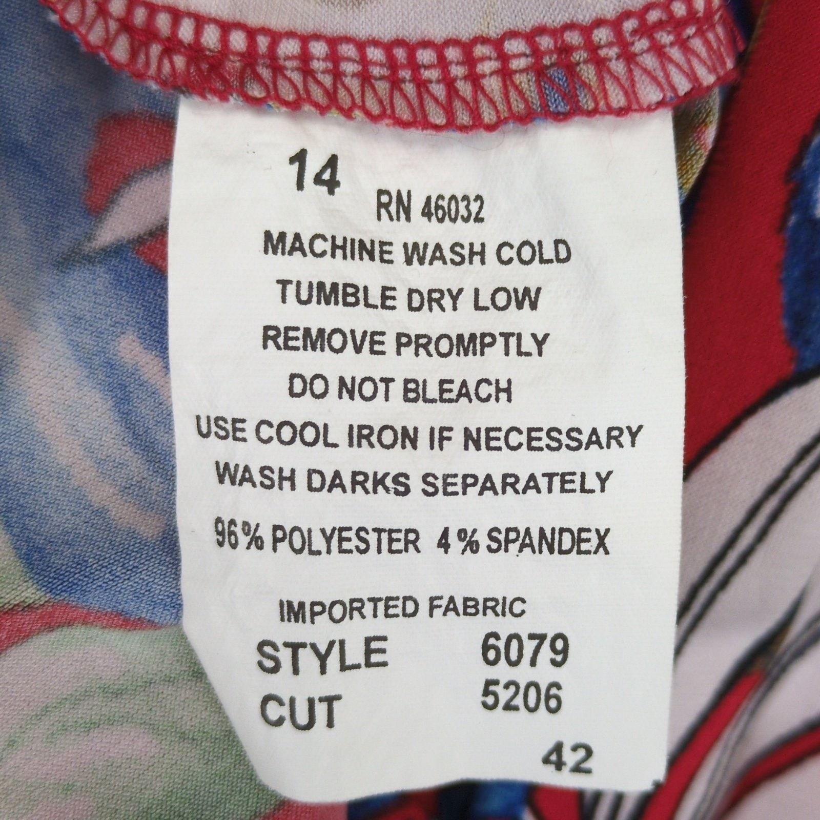 Other N Touch Tropical Print Flutter Sleeve Midi Dress, Size XL Size XL / US 12-14 / IT 48-50 - 6 Thumbnail