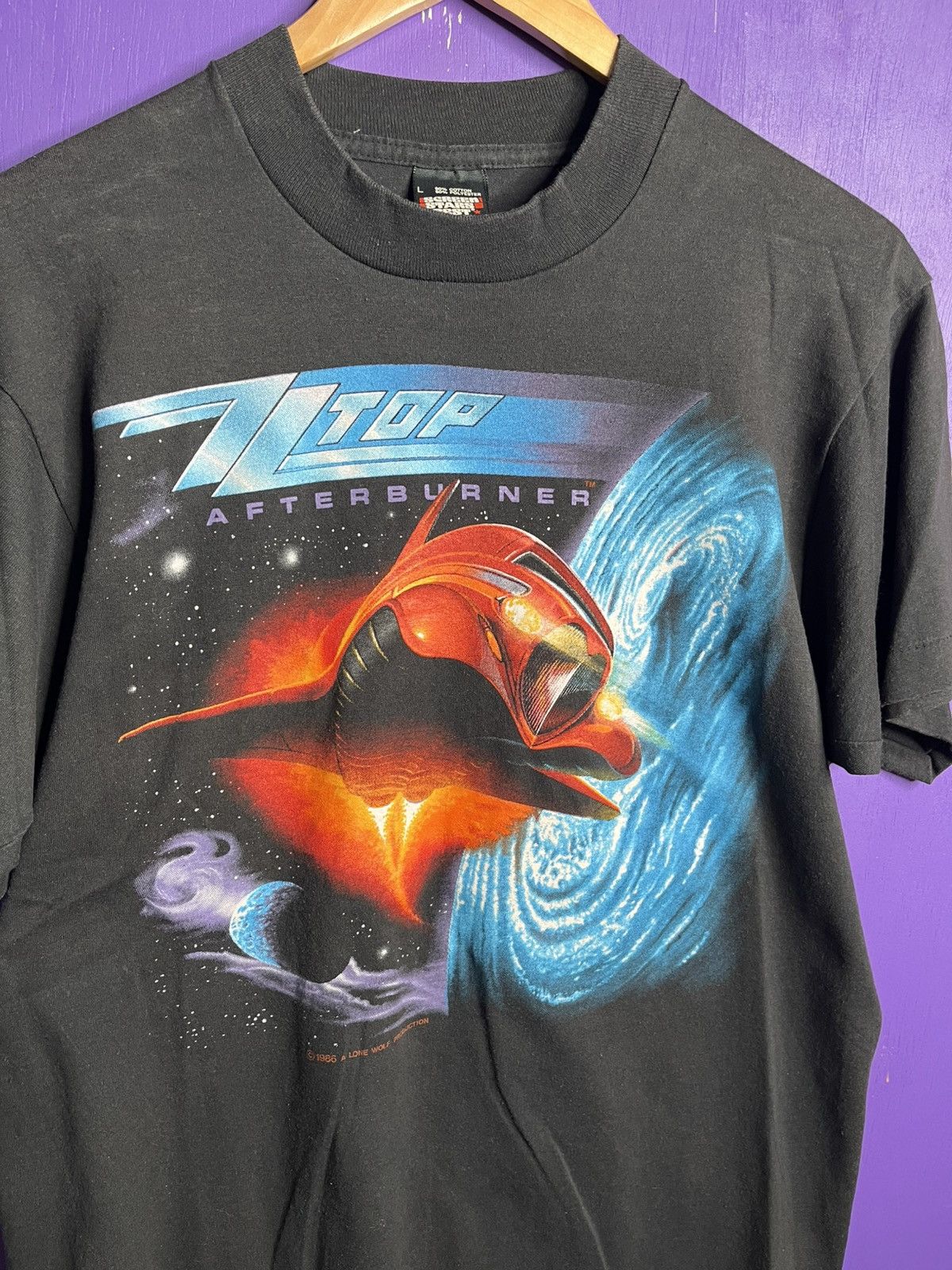Band Tees × Vintage Vintage 1986 ZZ Top afterburner tour t-shirt Size US L / EU 52-54 / 3 - 3 Thumbnail