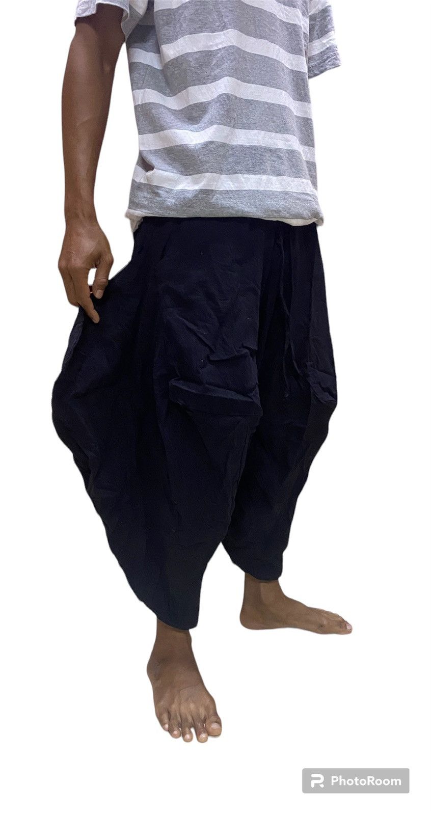 Japanese Brand Yohji Yamamoto Inspired Hakama Balloon Pants Size 27-34 Size US 34 / EU 50 - 13 Thumbnail