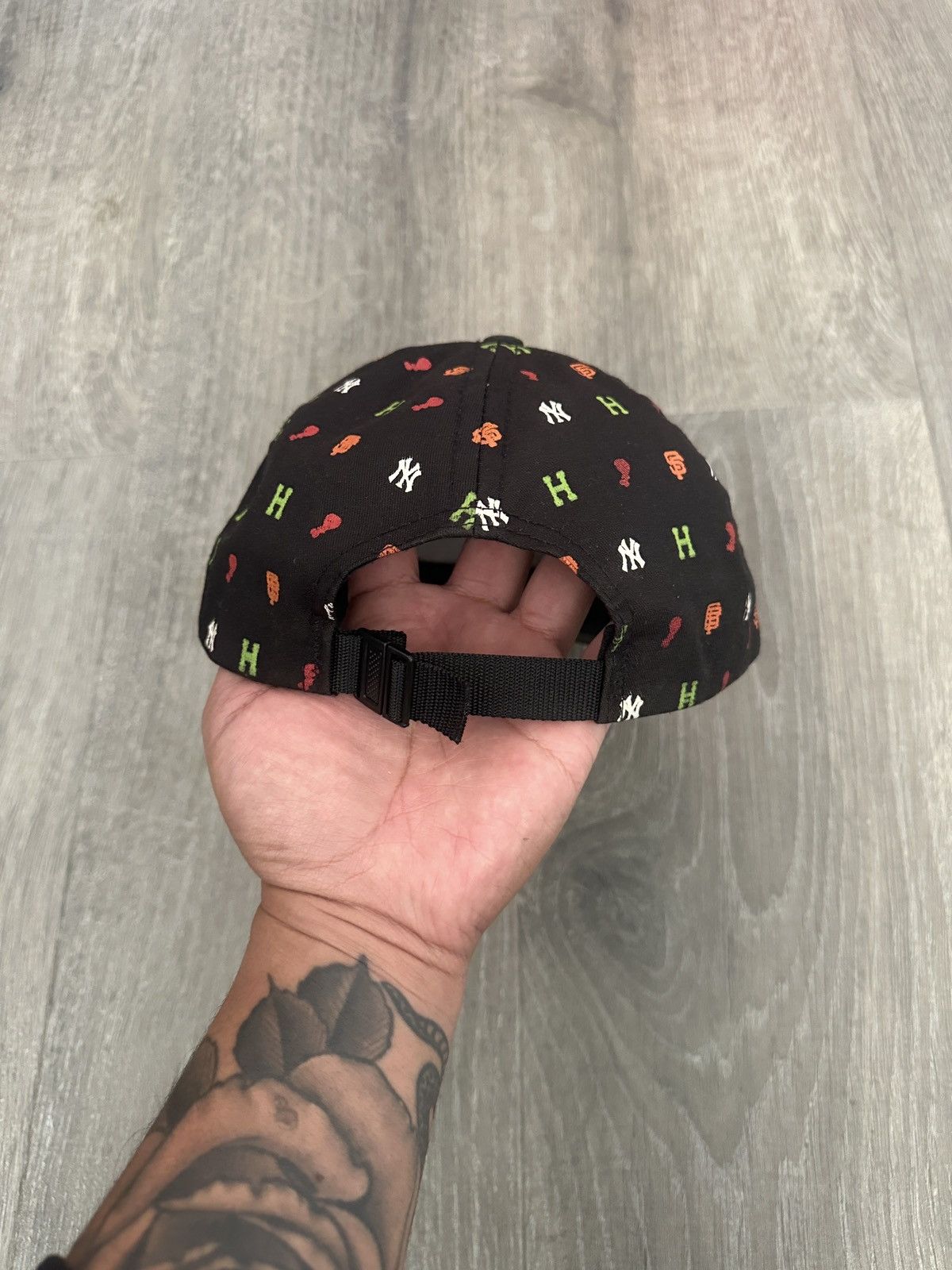 DQM Dave’s Quality Meats (DQM) NY x HUF SF 6 Panel Hat (RARE) Size ONE SIZE - 4 Thumbnail
