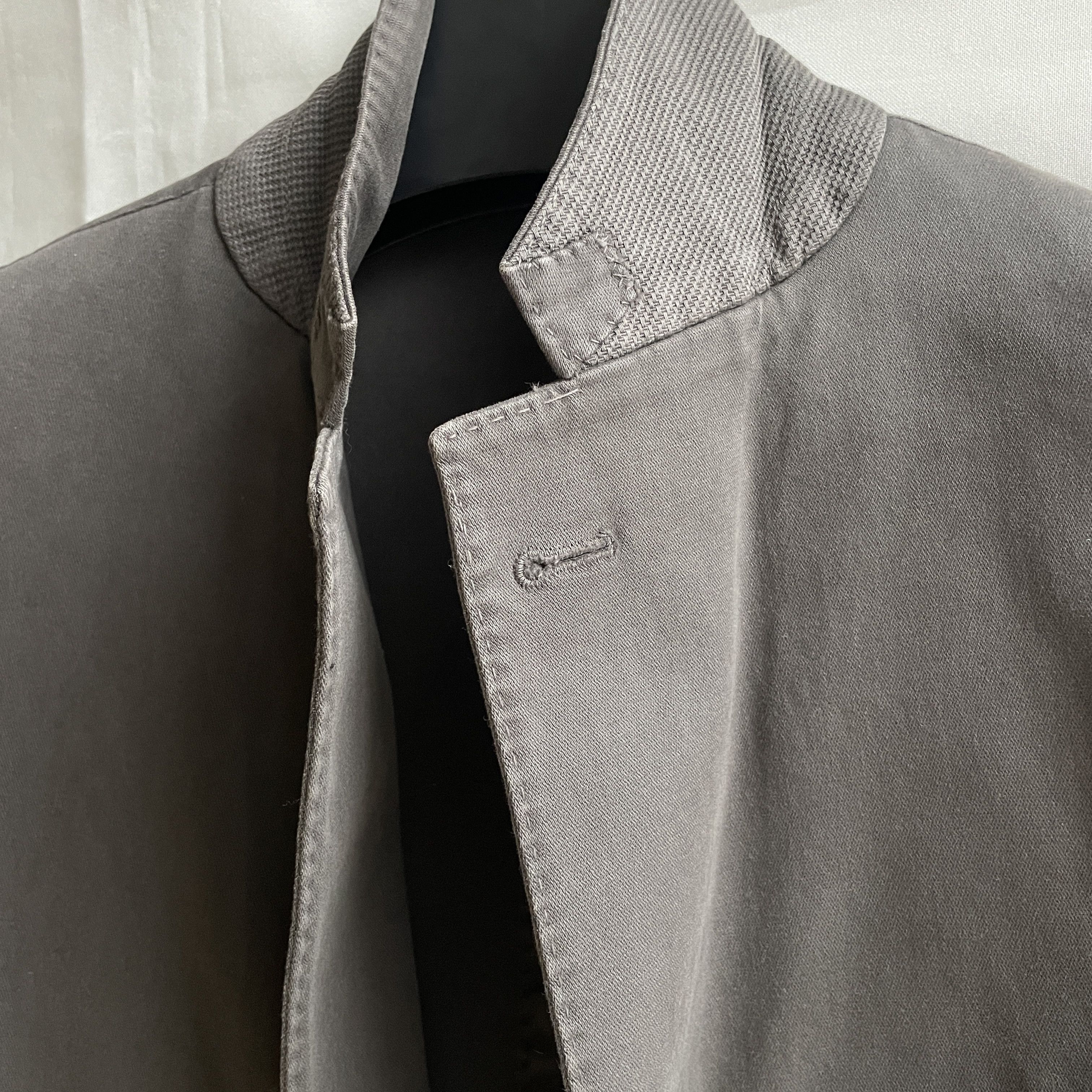 Boggi Boggi MIlano B-Elton Unlined Garment Dyed Cotton Blazer Size 40R - 5 Thumbnail