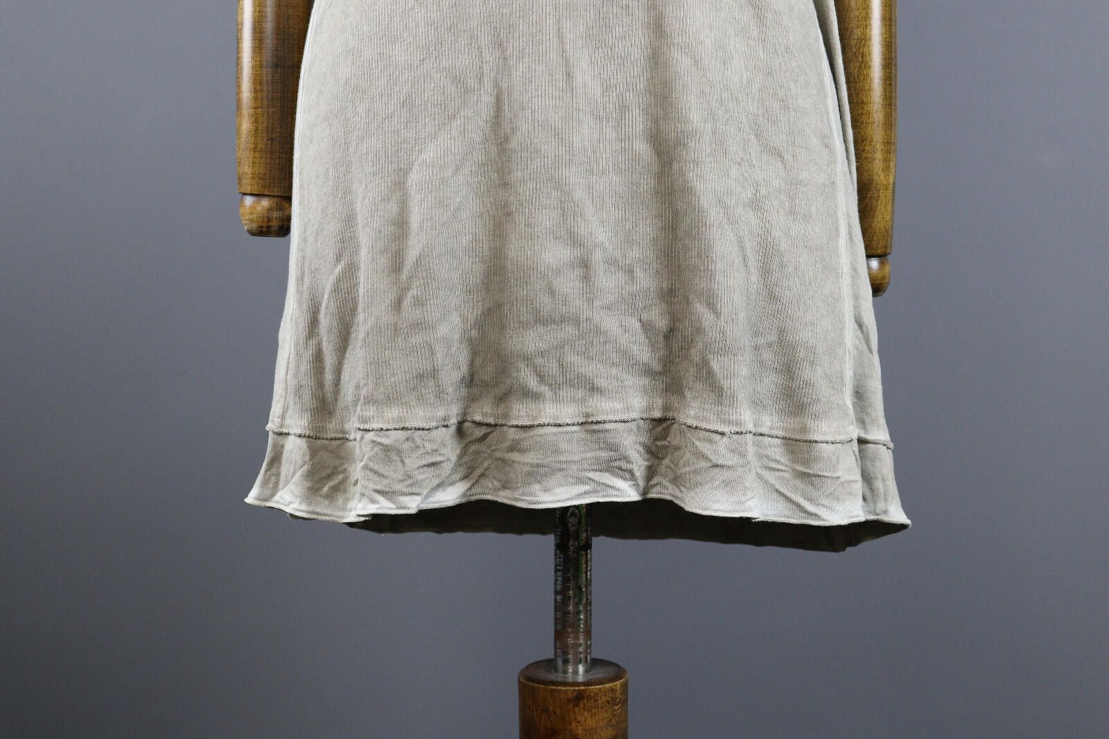 Bottega Veneta Bottega by Elisa Cavaletti Grey Tunic Knee Dress Size L Size L / US 10 / IT 46 - 4 Thumbnail