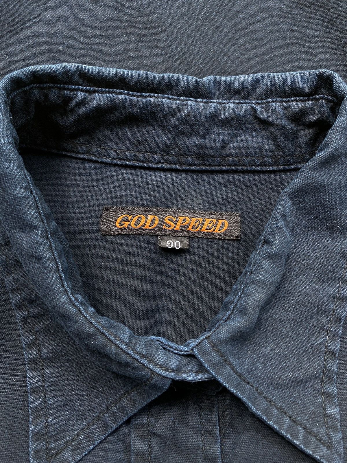 Godspeed GOD SPEED Men Navy Blue Long Sleeve Shirt Size ONE SIZE - 5 Thumbnail