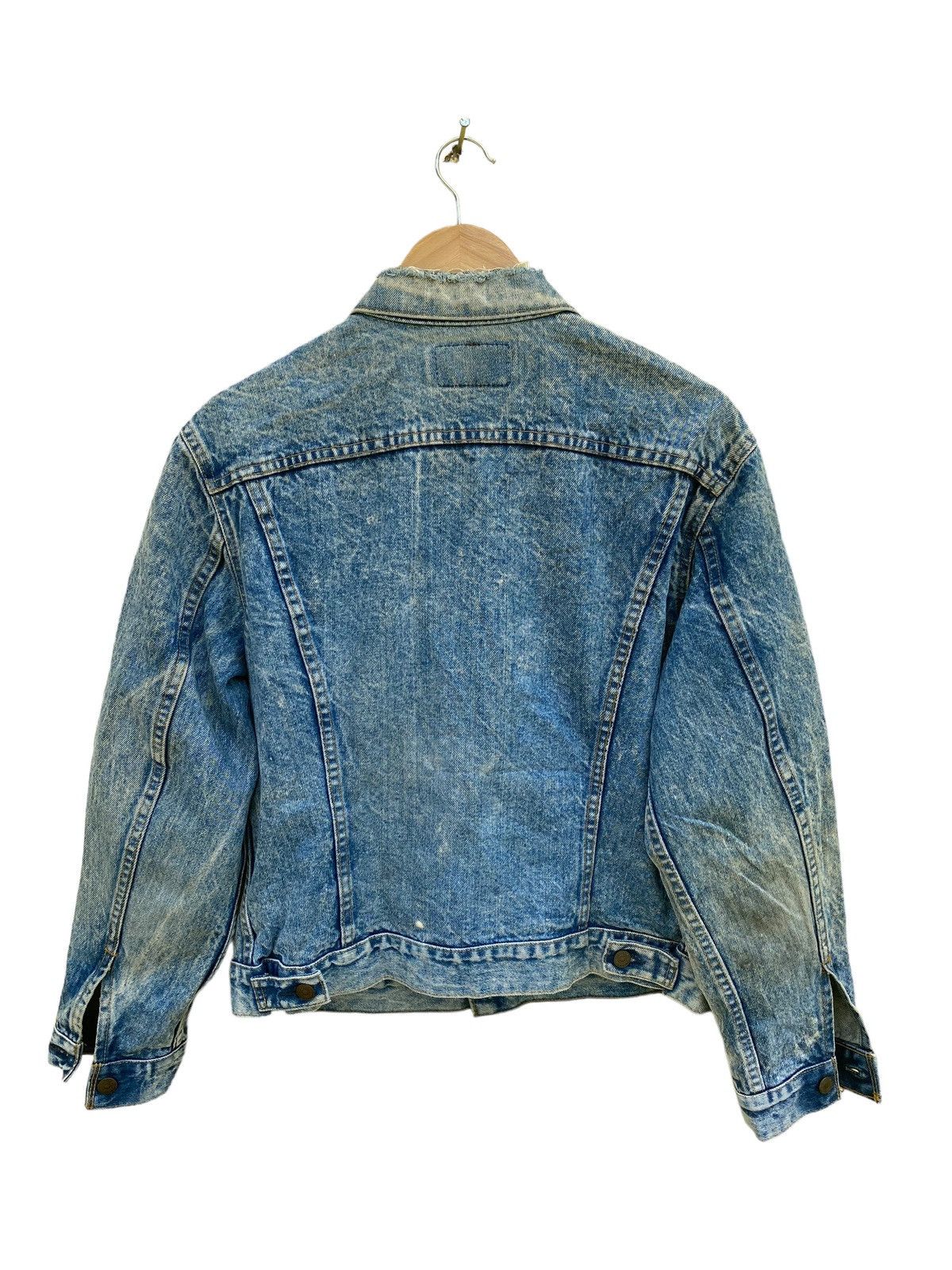 Levi's × Vintage Vintage 80s Levis jacket acid wash Size US M / EU 48-50 / 2 - 2 Thumbnail