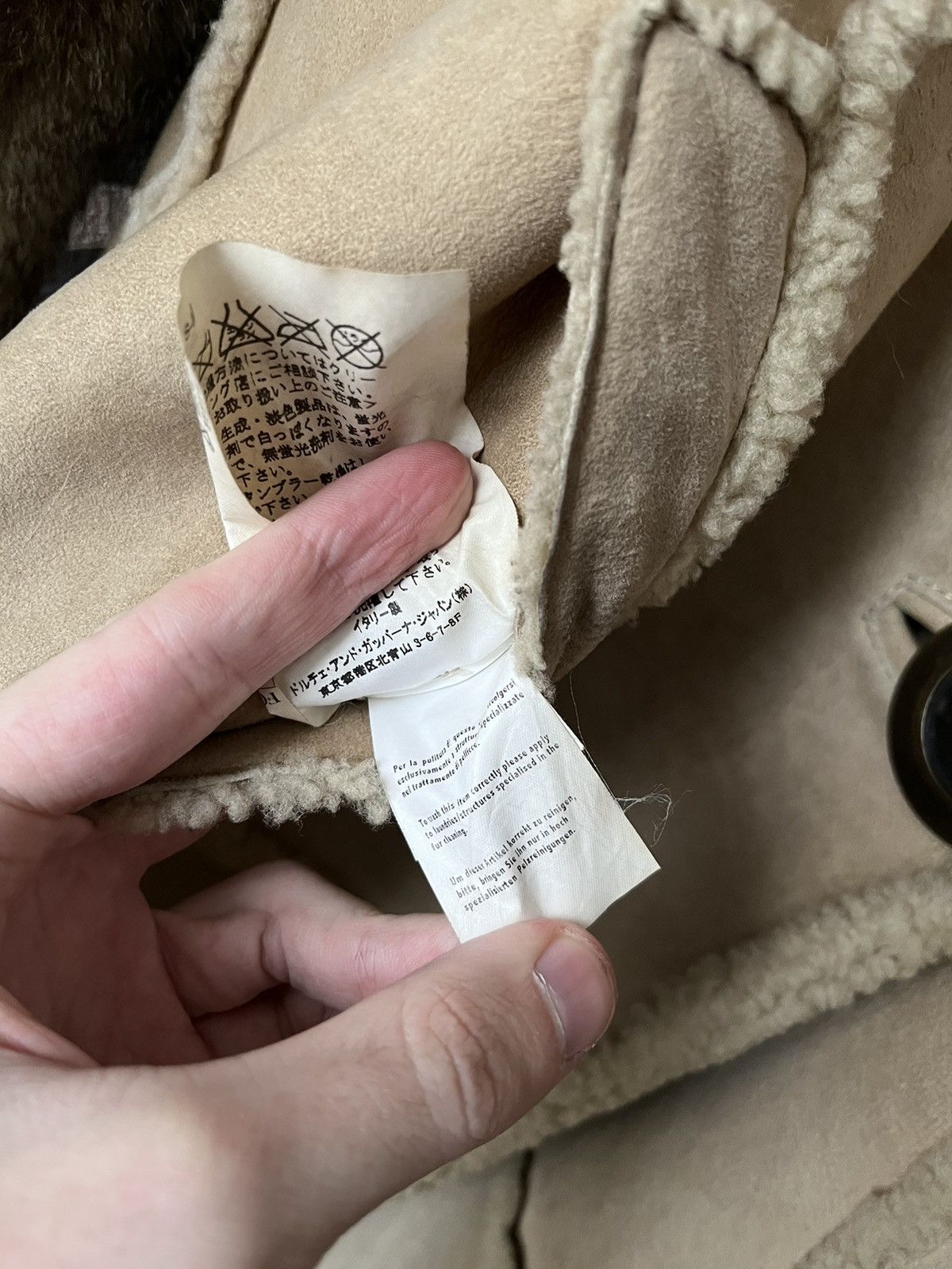 Dolce & Gabbana × Vintage Dolce & Gabbana Shearling Coat Size M / US 6-8 / IT 42-44 - 13 Thumbnail